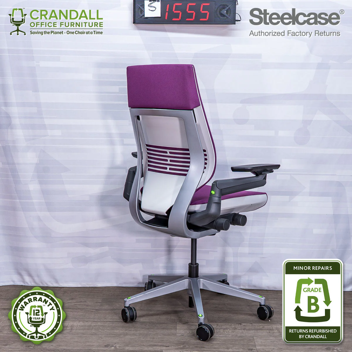 S-1555 - Steelcase Gesture  - Grade B - Image 2