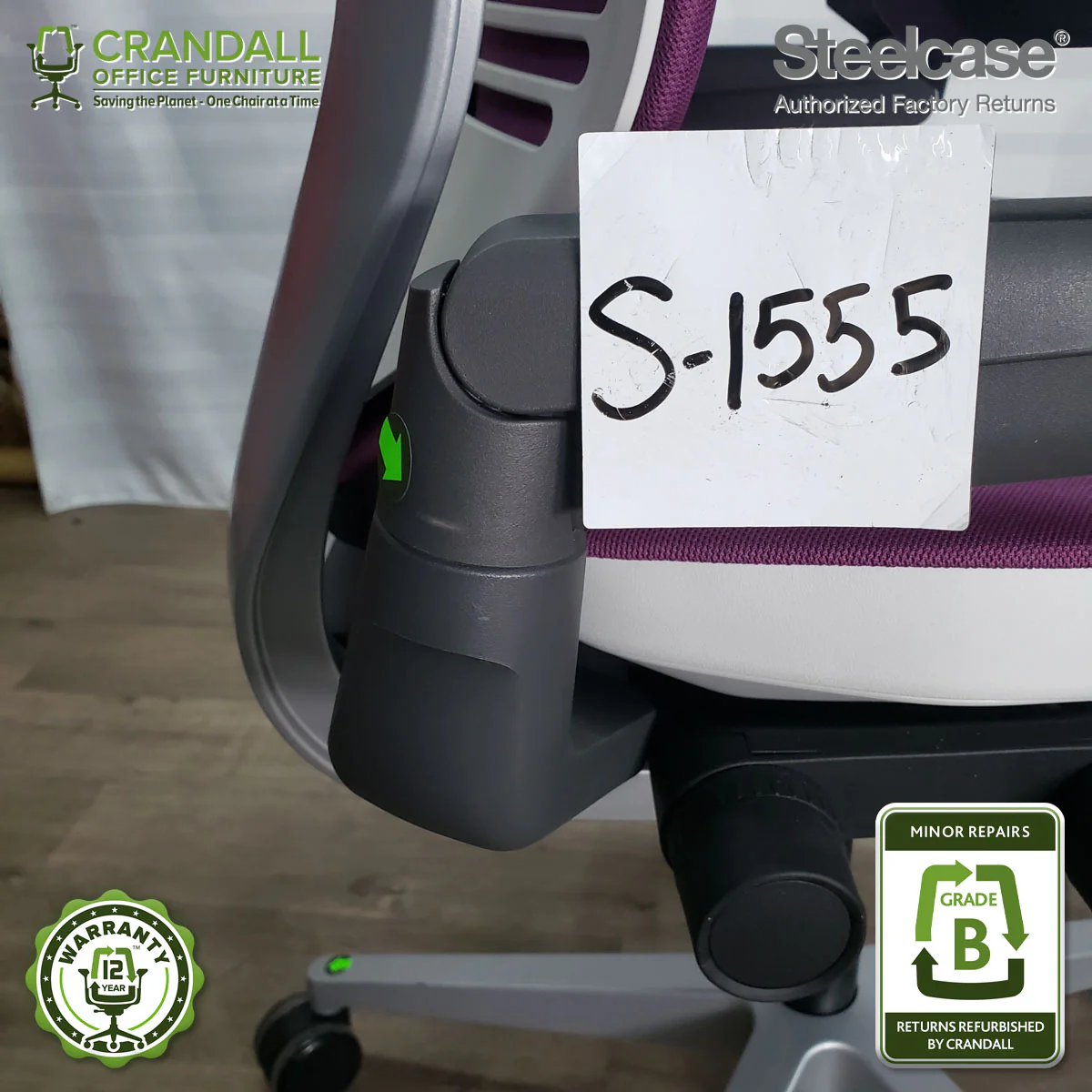 S-1555 - Steelcase Gesture  - Grade B - Image 4
