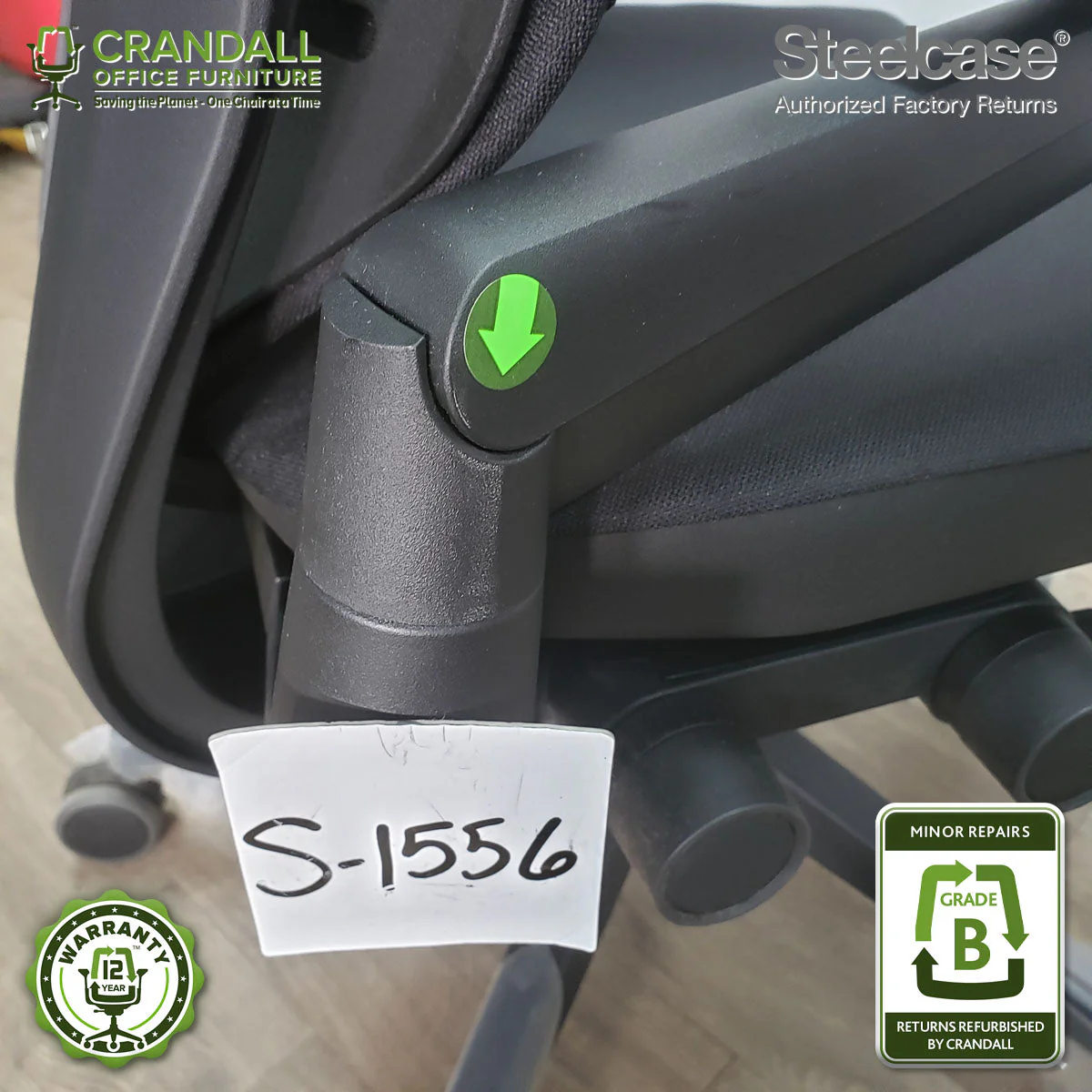 S-1556 - Steelcase Gesture  - Grade B - Image 3