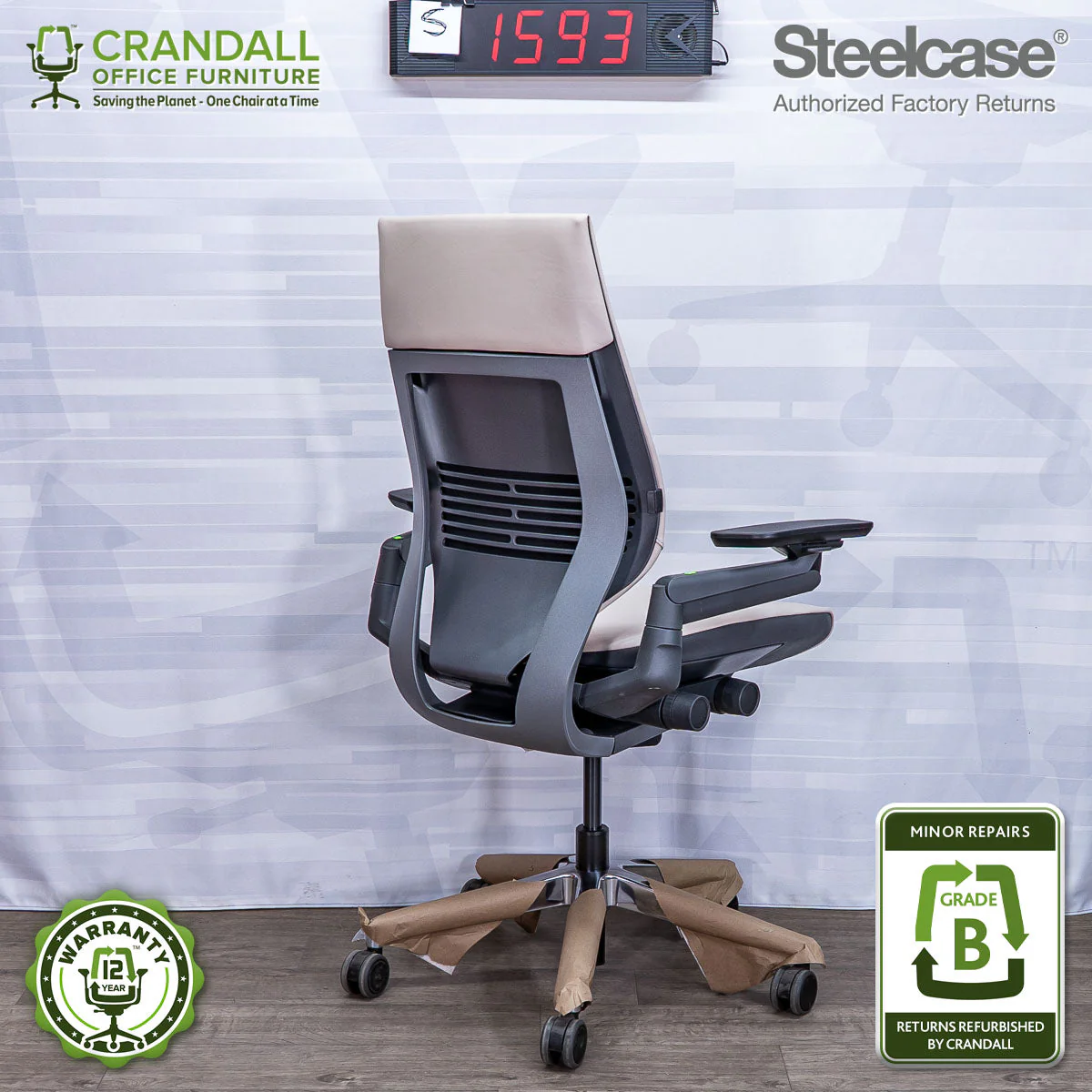 S-1593 - Steelcase Gesture  - Grade B - Image 2