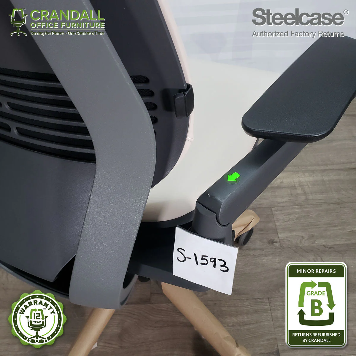 S-1593 - Steelcase Gesture  - Grade B - Image 3