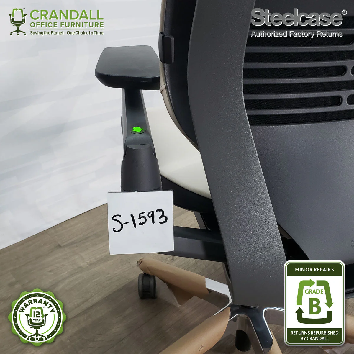S-1593 - Steelcase Gesture  - Grade B - Image 4