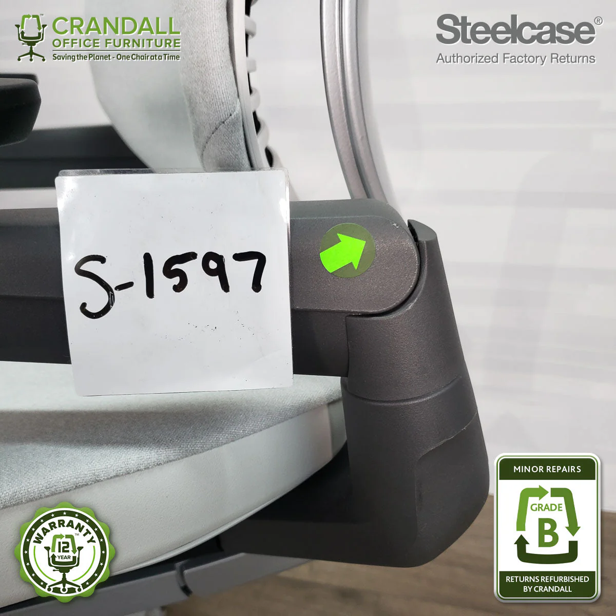 S-1597 - Steelcase Gesture  - Grade B - Image 3