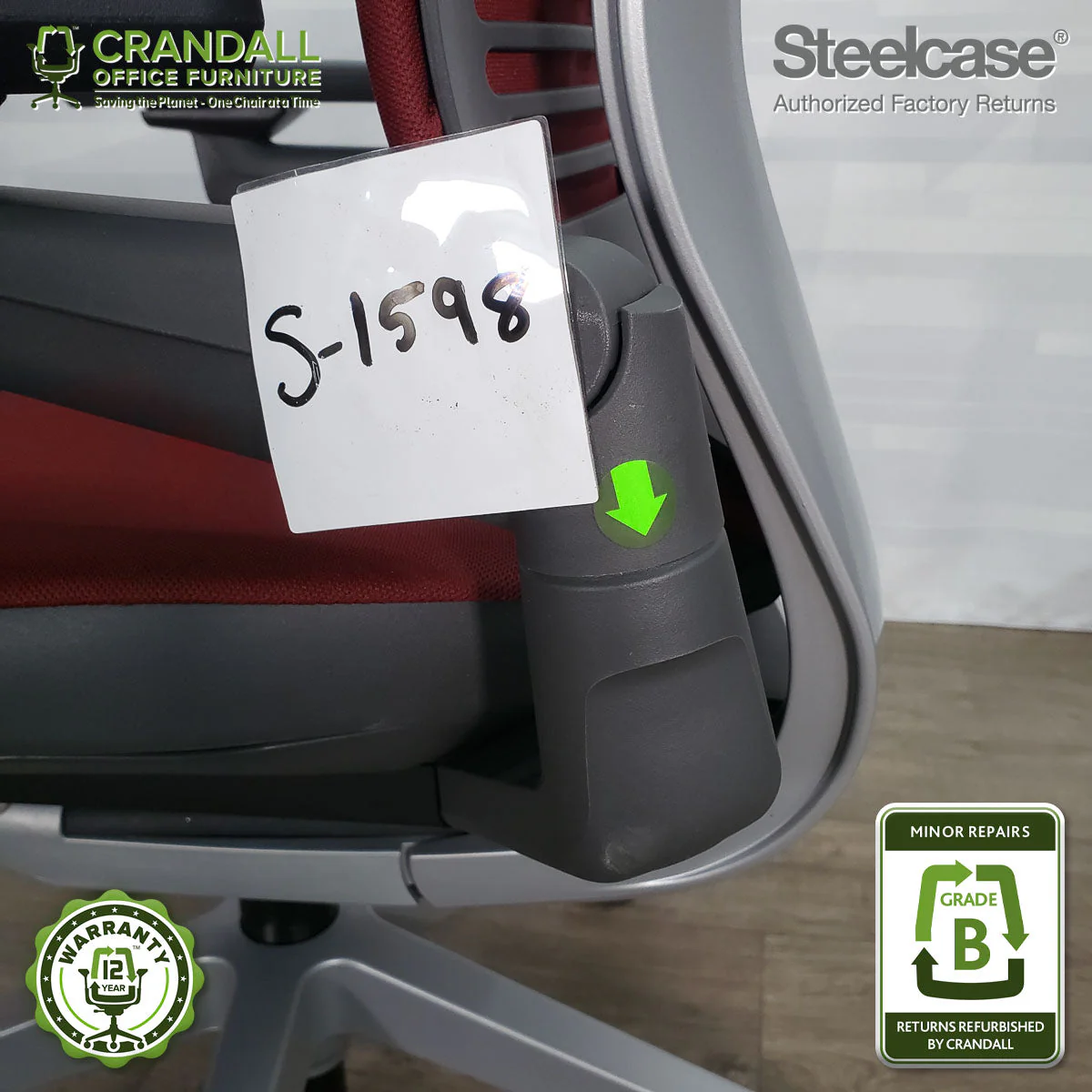 S-1598 - Steelcase Gesture  - Grade B - Image 3