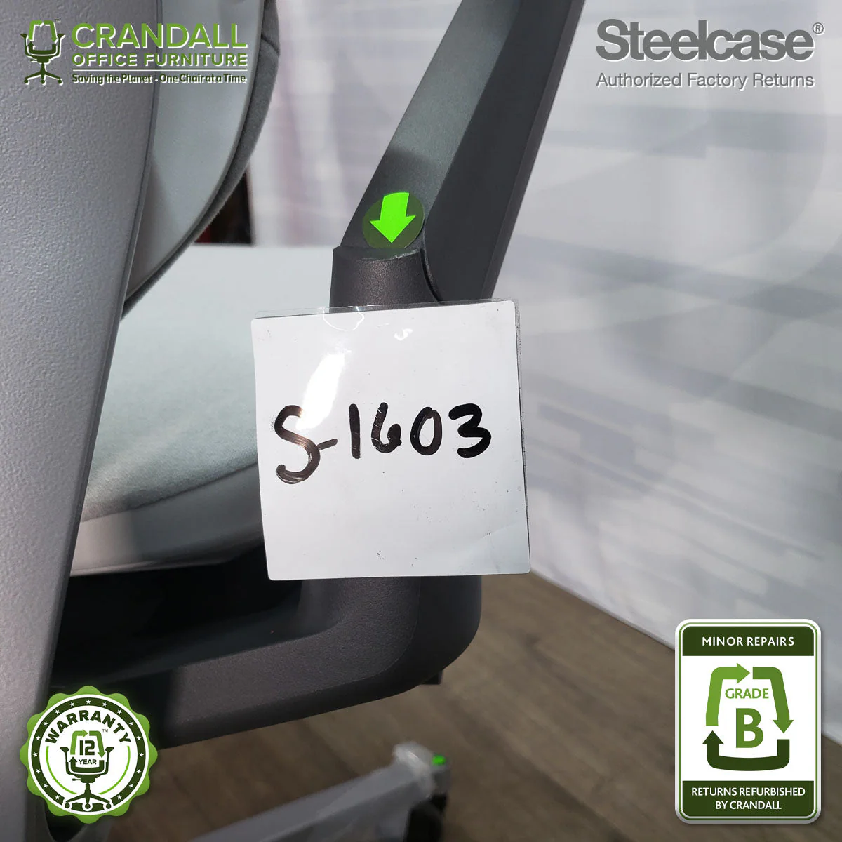 S-1603 - Steelcase Gesture  - Grade B - Image 3