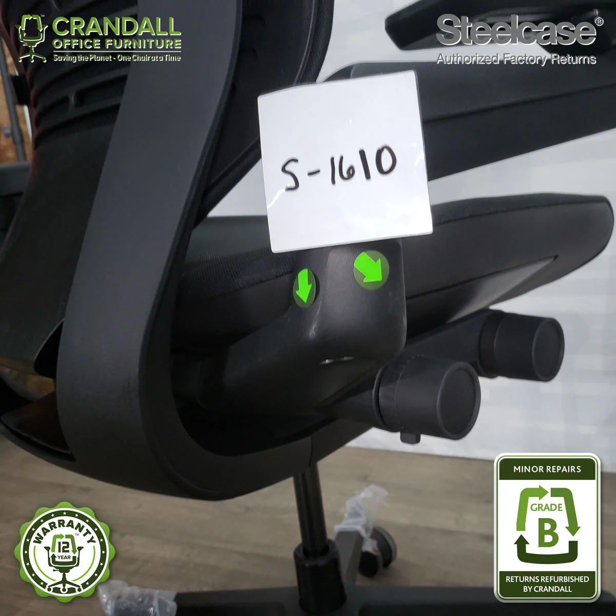S-1610 - Steelcase Gesture  - Grade B - Image 3