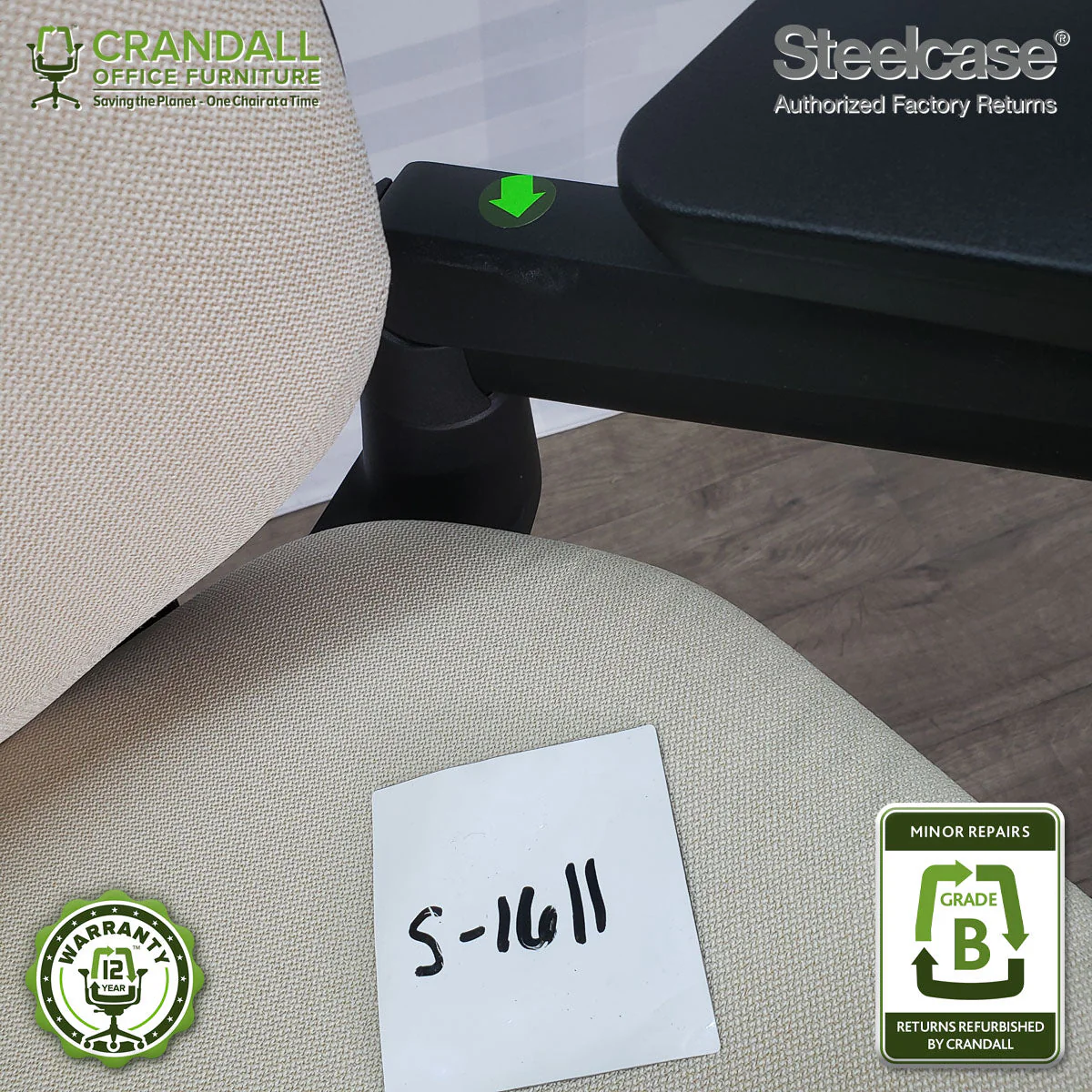 S-1611 - Steelcase Gesture  - Grade B - Image 3