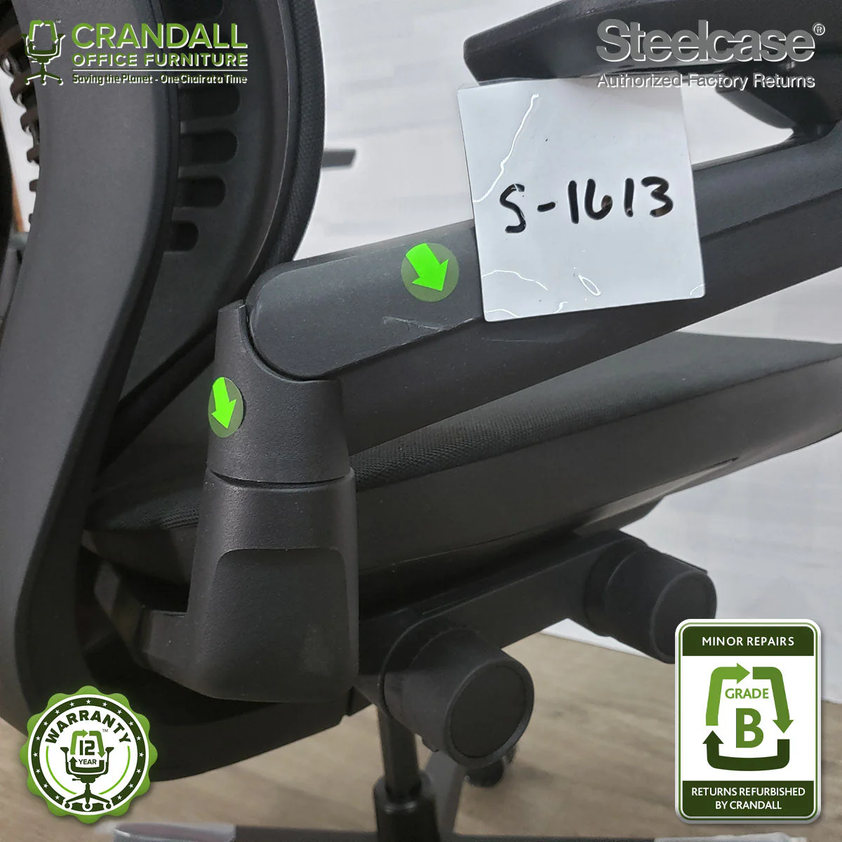 S-1613 - Steelcase Gesture  - Grade B - Image 3
