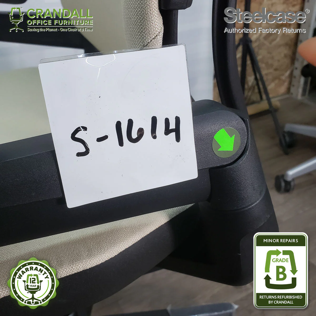 S-1614 - Steelcase Gesture  - Grade B - Image 3
