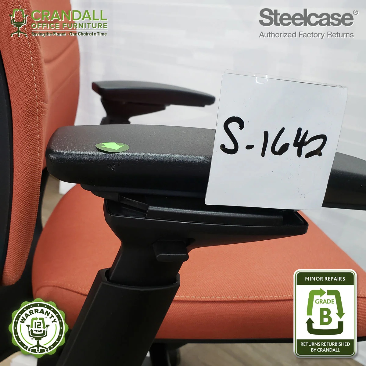 S-1642 - Steelcase Series 2  - Grade B - Image 3