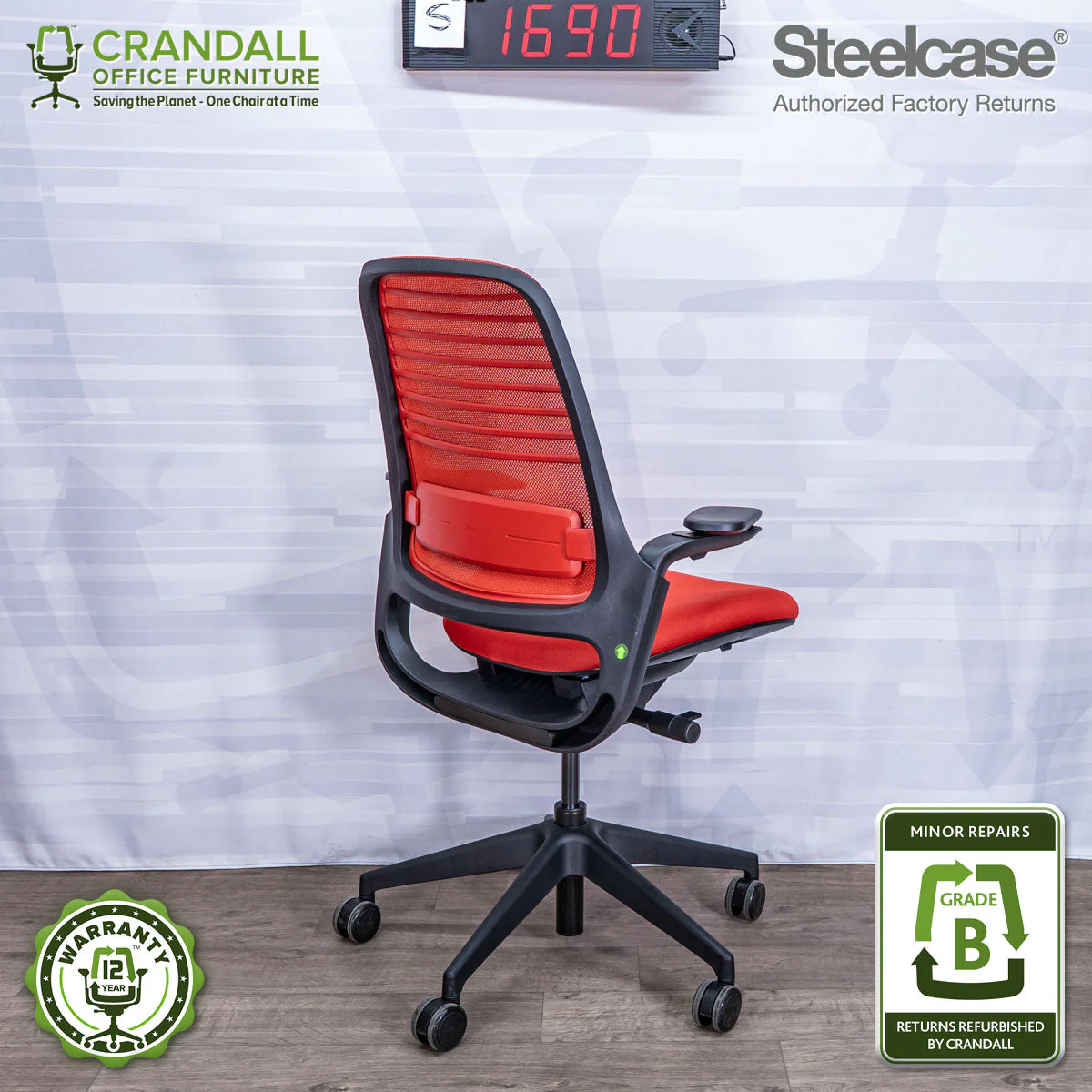 S-1690 - Steelcase Series 1 - Grade B - Image 2