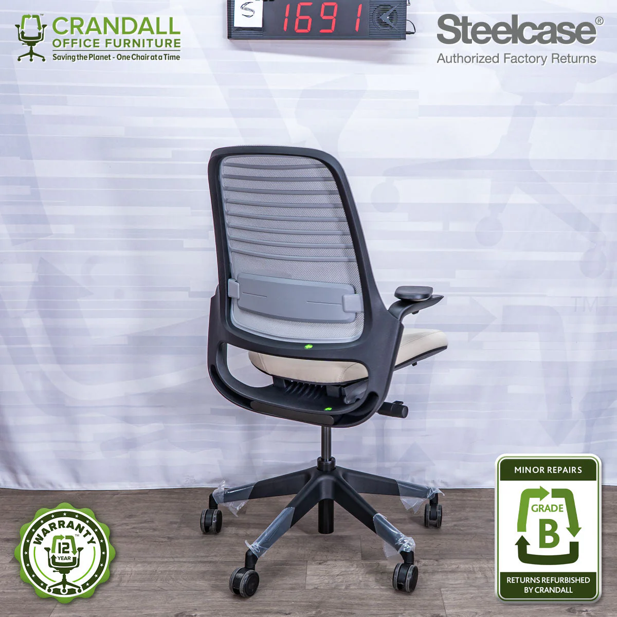 S-1691 - Steelcase Series 1 - Grade B - Image 2