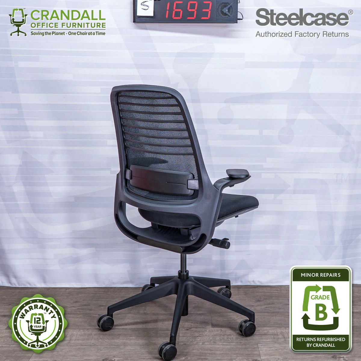S-1693 - Steelcase Series 1 - Grade B - Image 2
