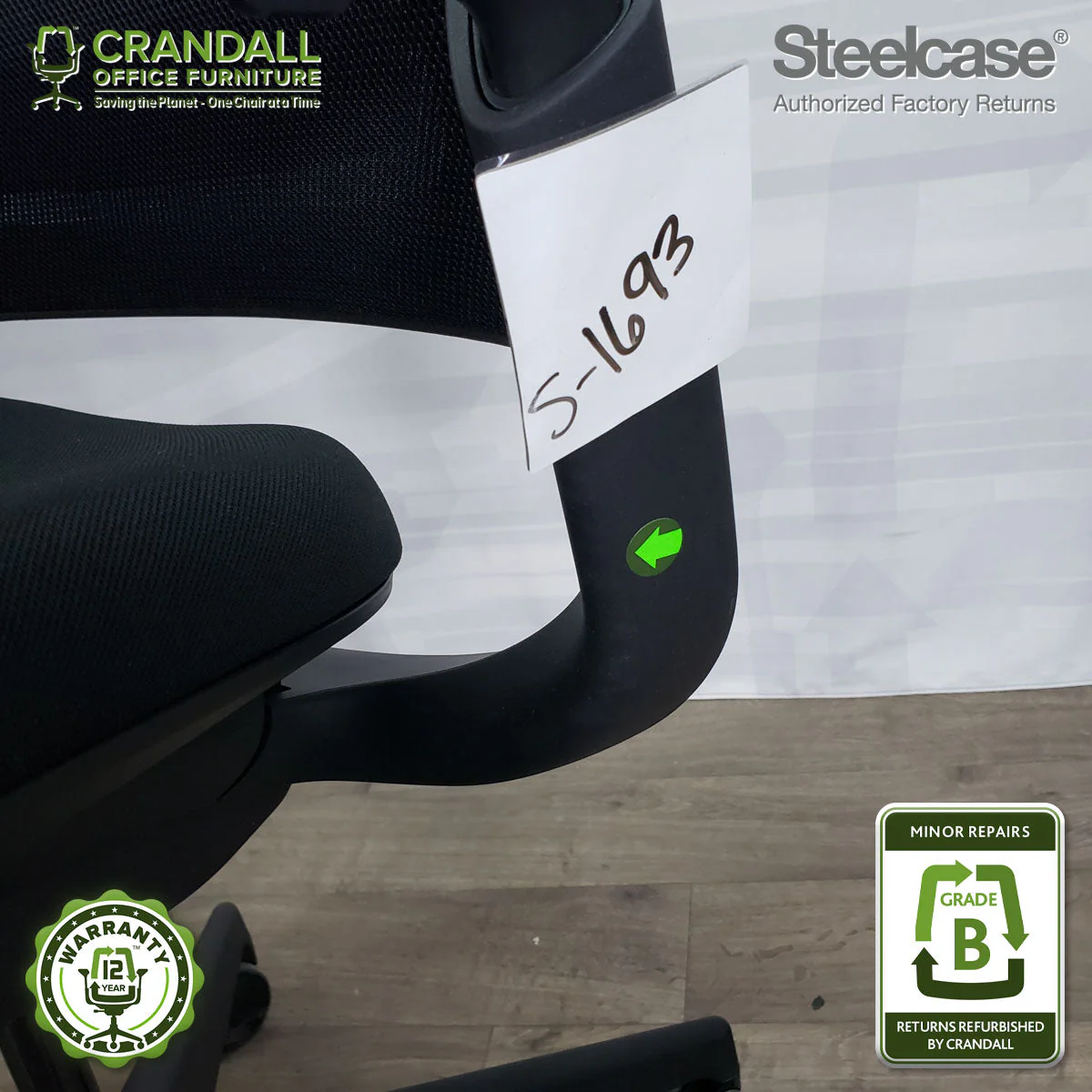 S-1693 - Steelcase Series 1 - Grade B - Image 3