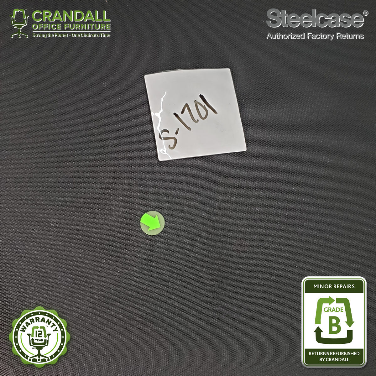 S-1701 - Steelcase V2 Think - Grade B - Image 3