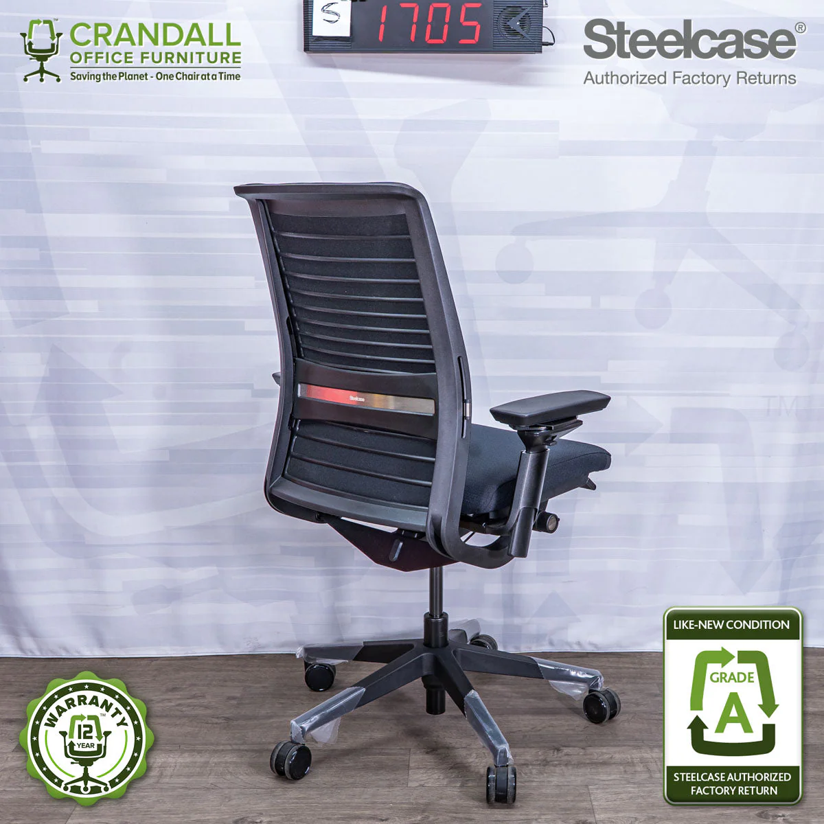 S-1705 - Steelcase V2 Think - Grade A - Image 2