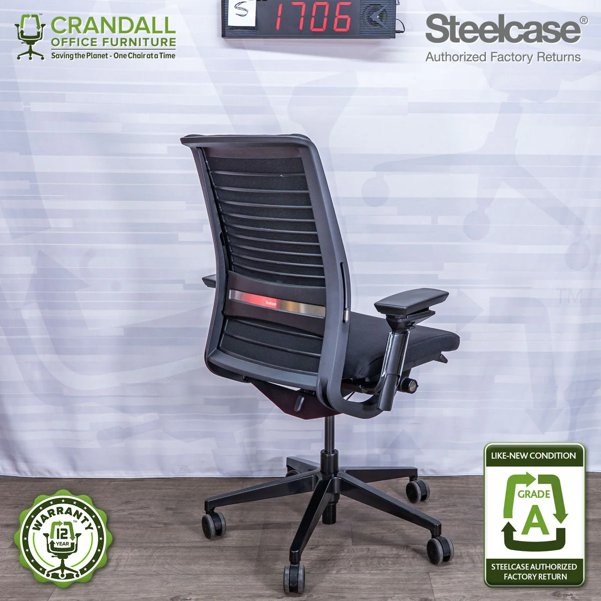 S-1706 - Steelcase V2 Think - Grade A - Image 2