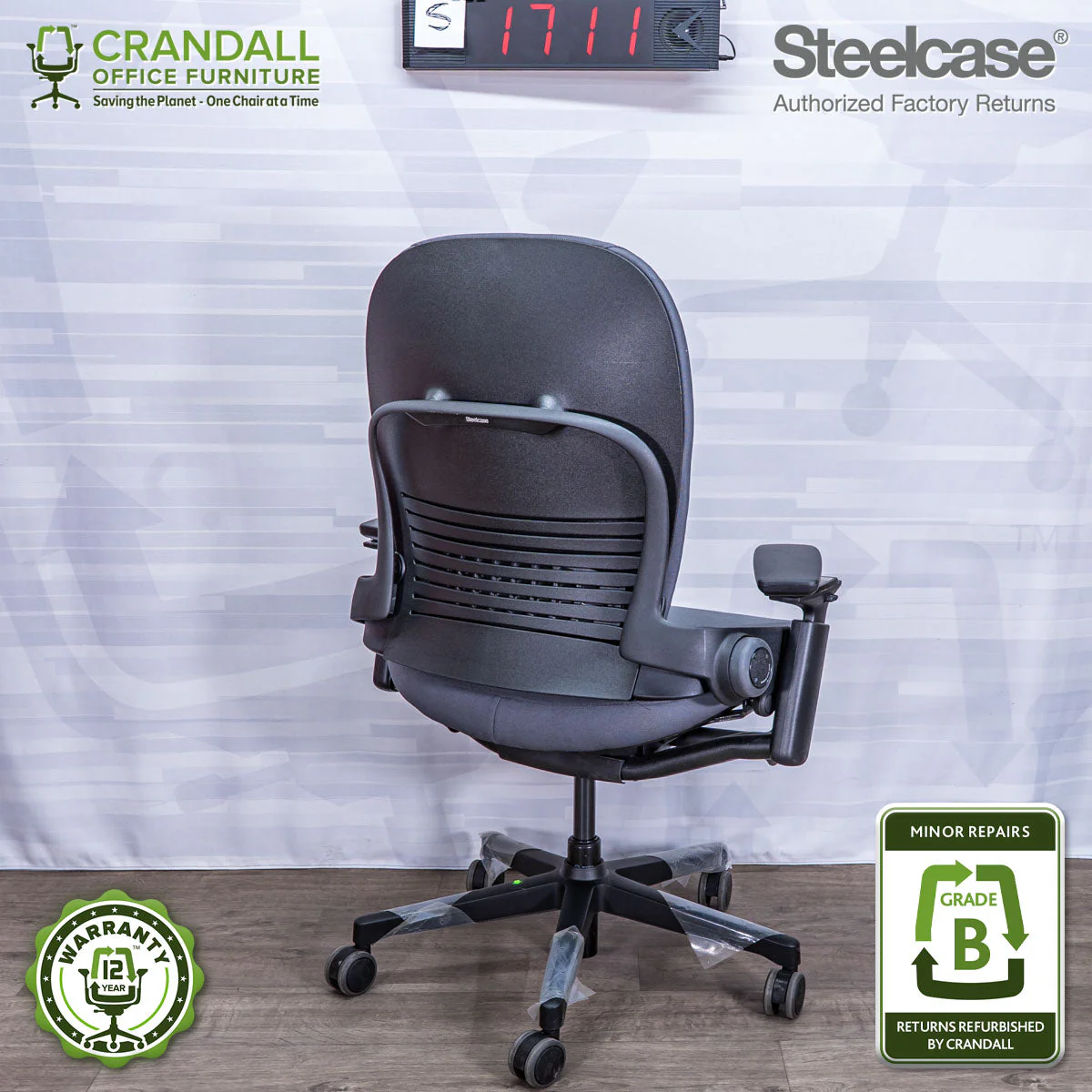 S-1711 - Steelcase Leap Plus - Grade B - Image 2