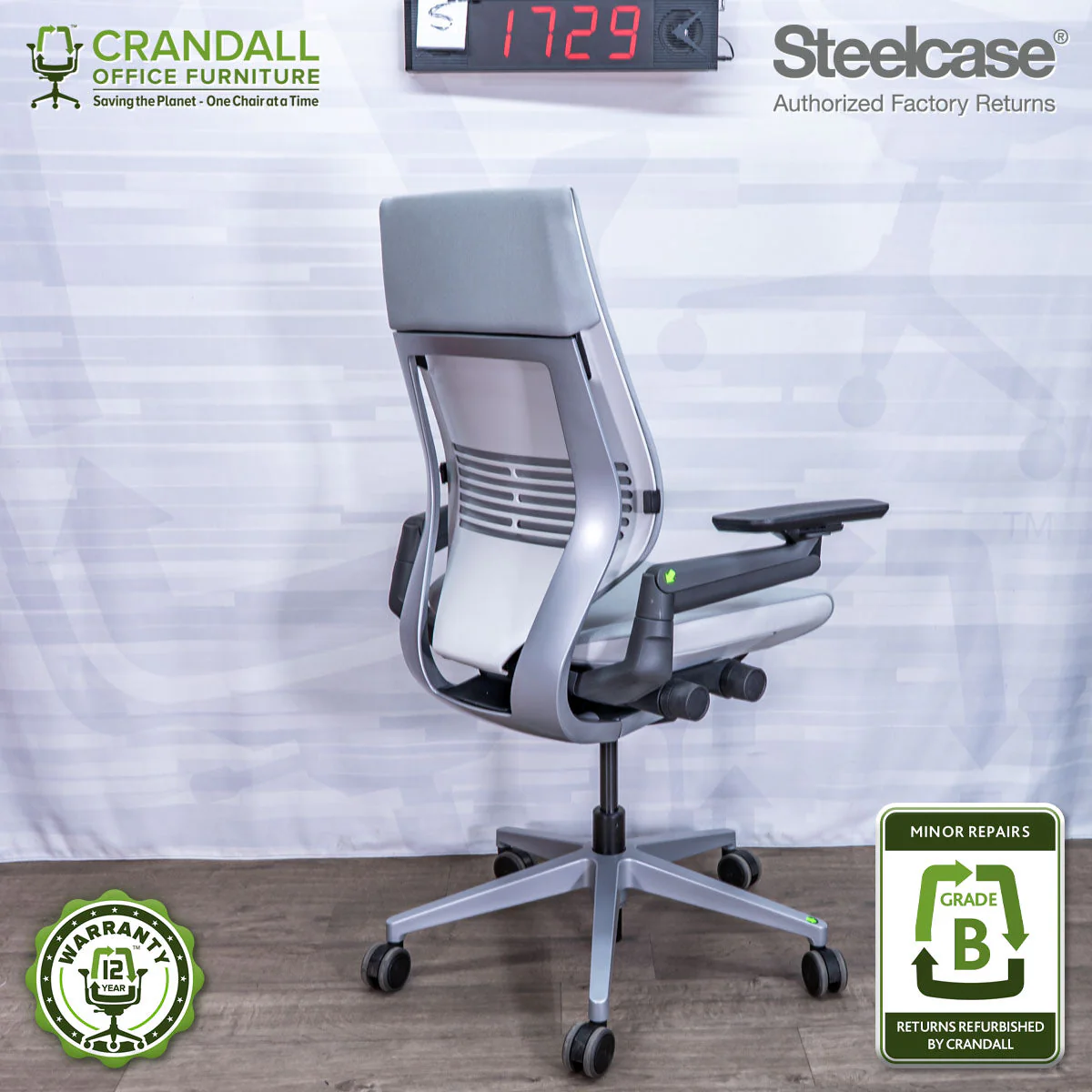 S-1729 - Steelcase Gesture - Grade B - Image 2
