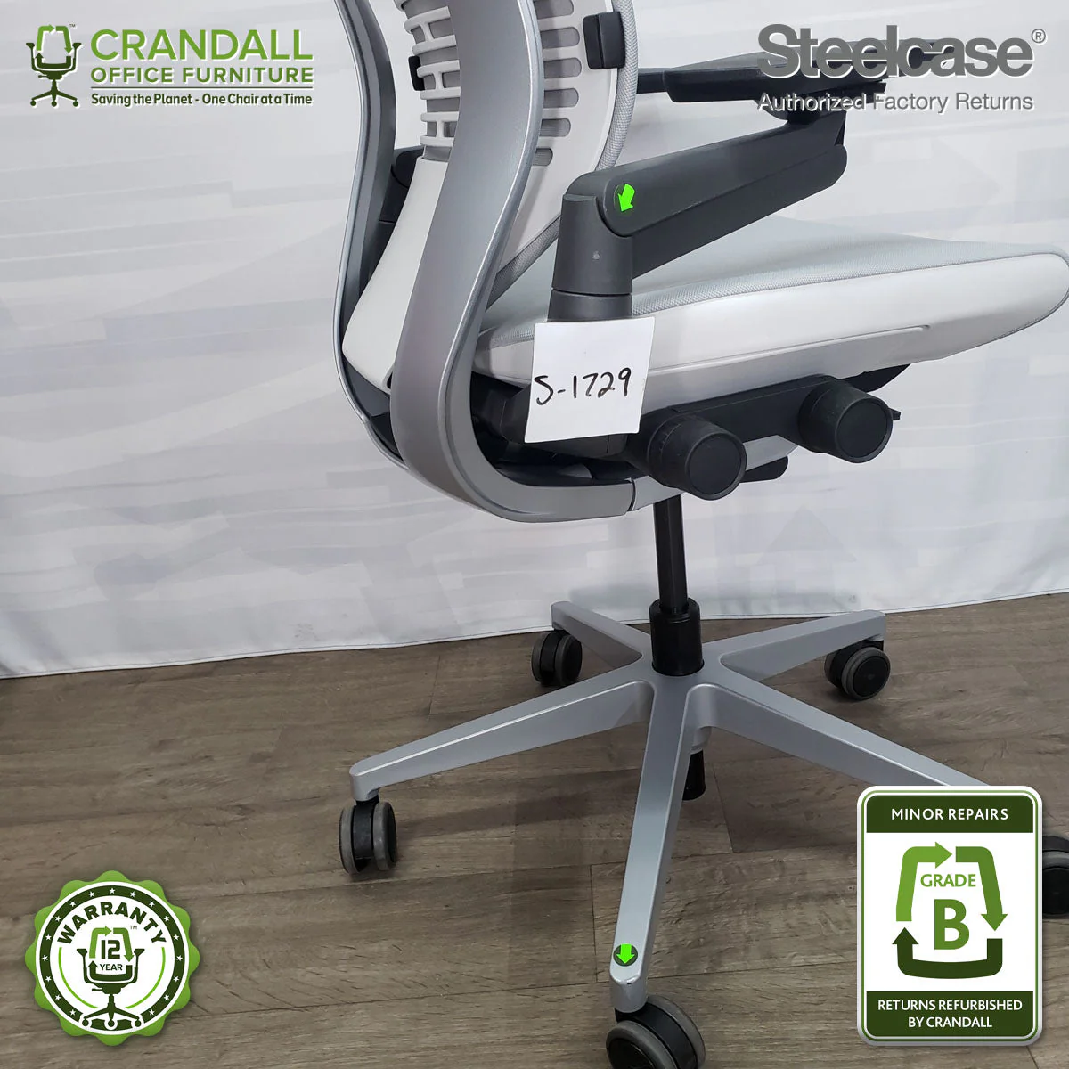 S-1729 - Steelcase Gesture - Grade B - Image 3