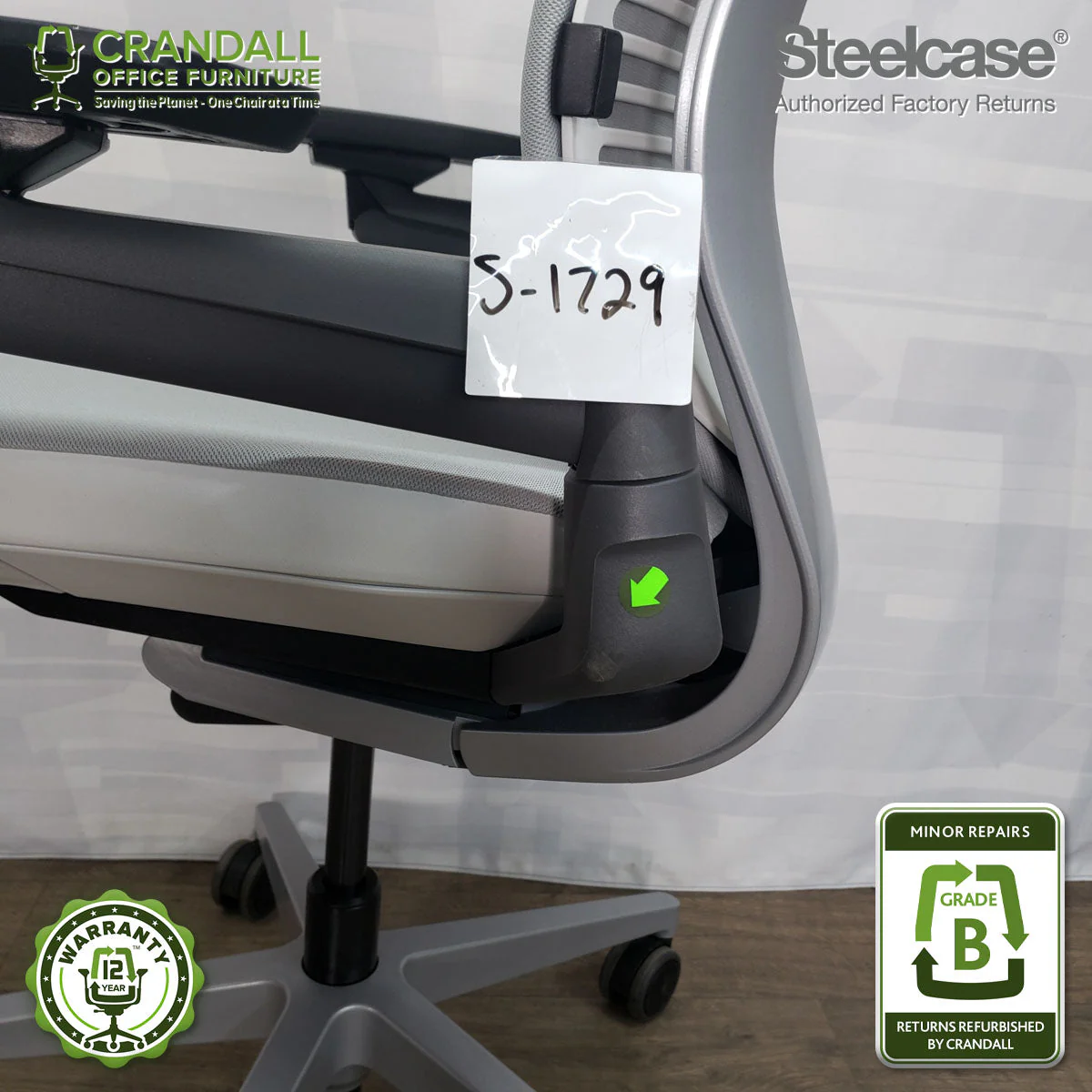 S-1729 - Steelcase Gesture - Grade B - Image 4