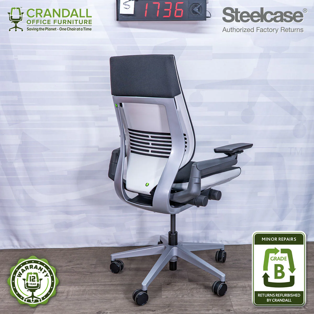 S-1736 - Steelcase Gesture - Grade B - Image 2