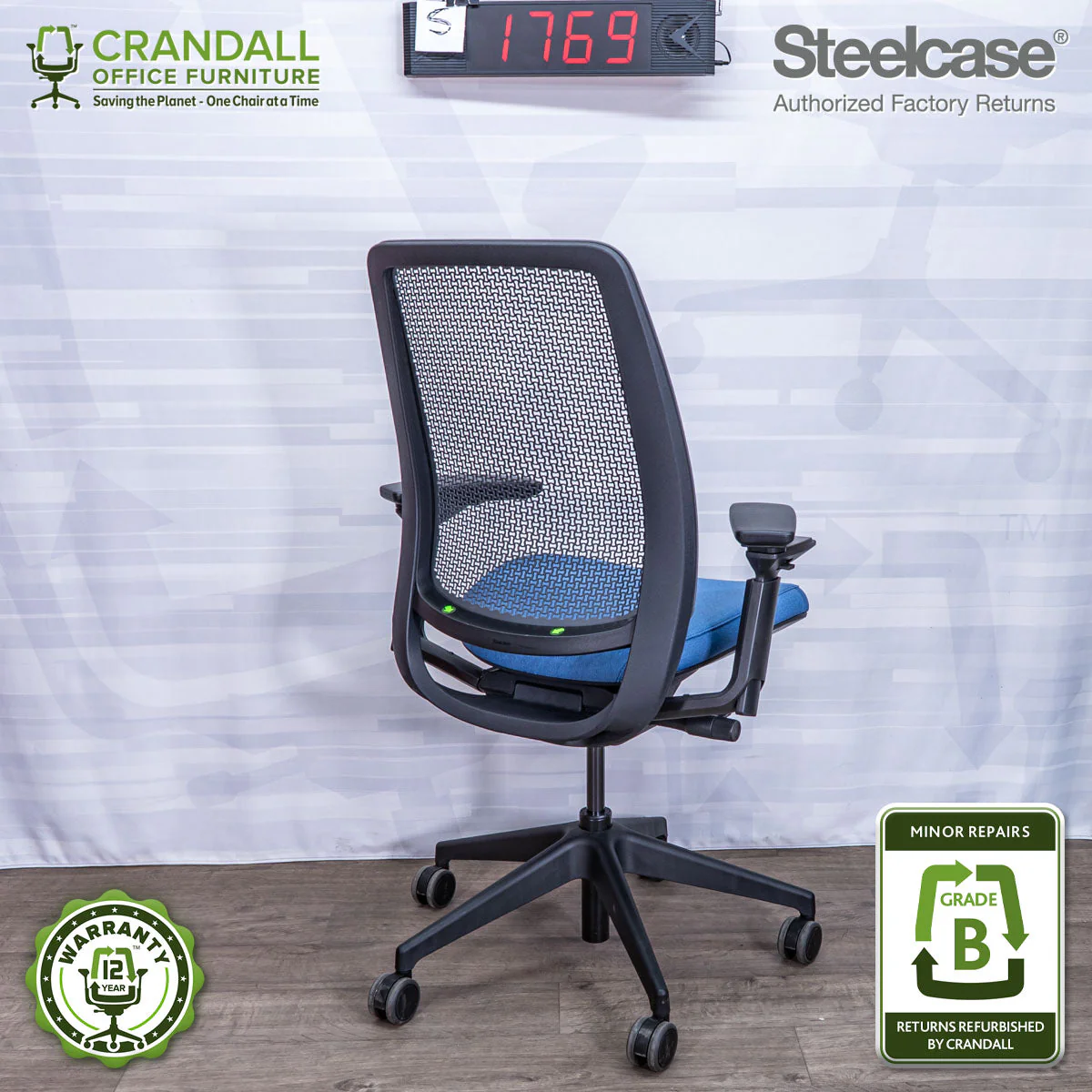 S-1769 - Steelcase Series 2 - Grade B - Image 2