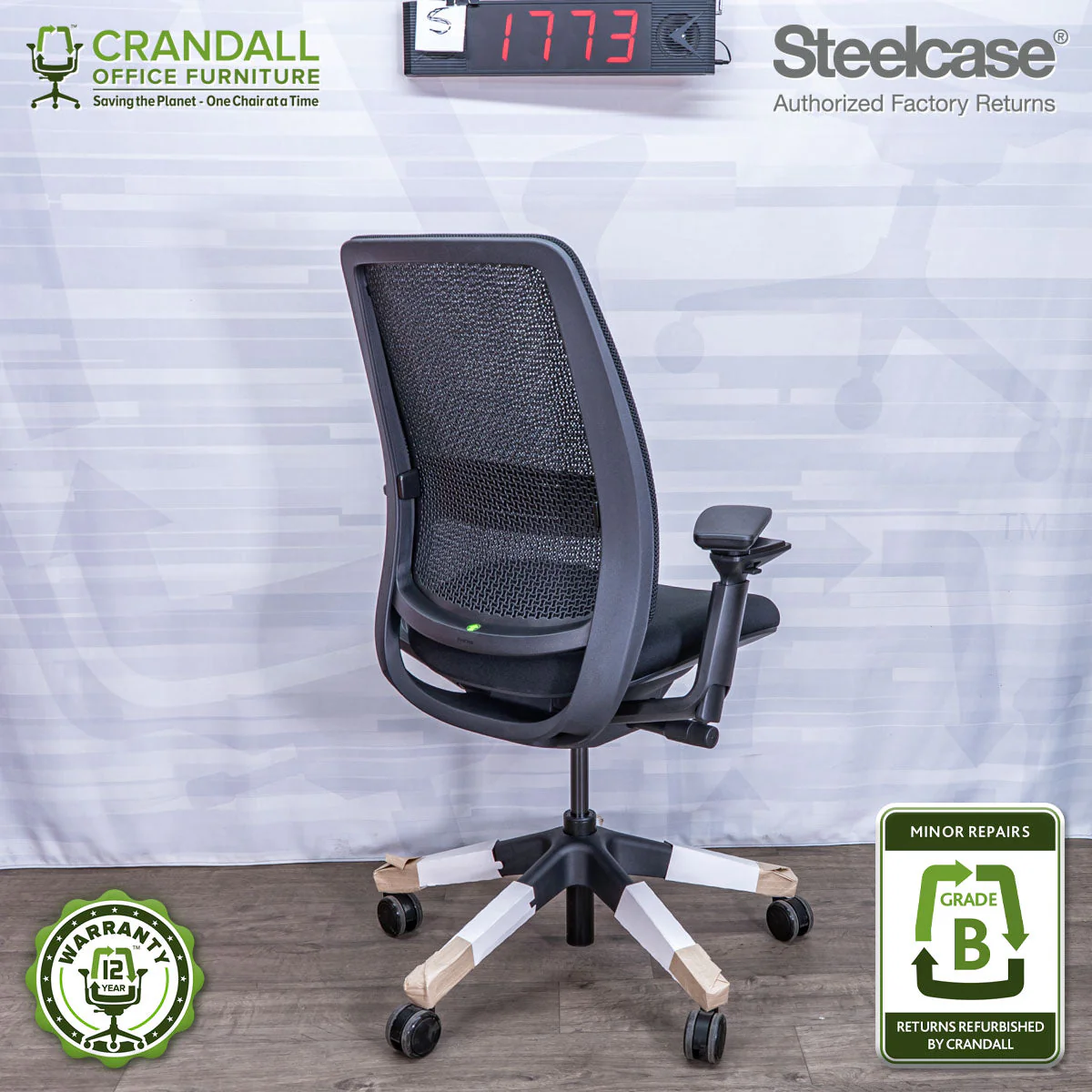 S-1773 - Steelcase Series 2 - Grade B - Image 2