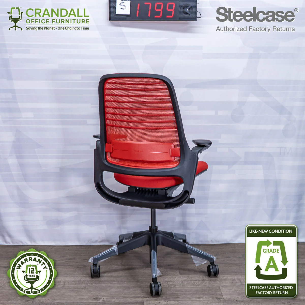 S-1799 - Steelcase Series 1 - Grade A - Image 2