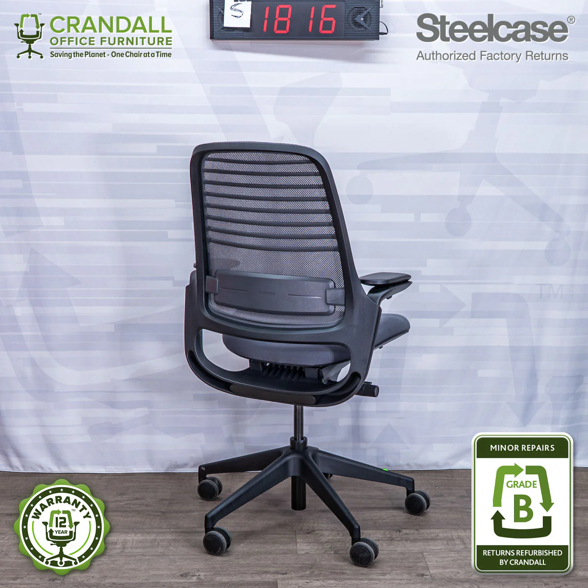 S-1816 - Steelcase Series 1 - Grade B - Image 2