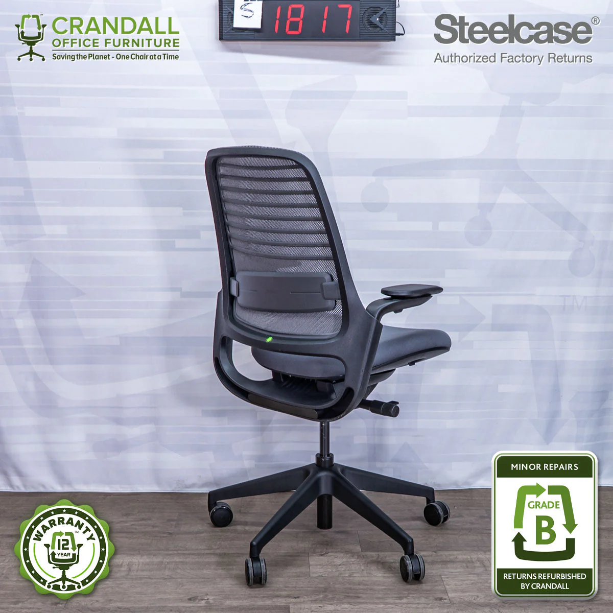 S-1817 - Steelcase Series 1 - Grade B - Image 2