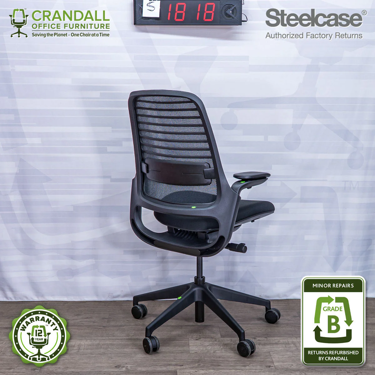 S-1818 - Steelcase Series 1 - Grade B - Image 2