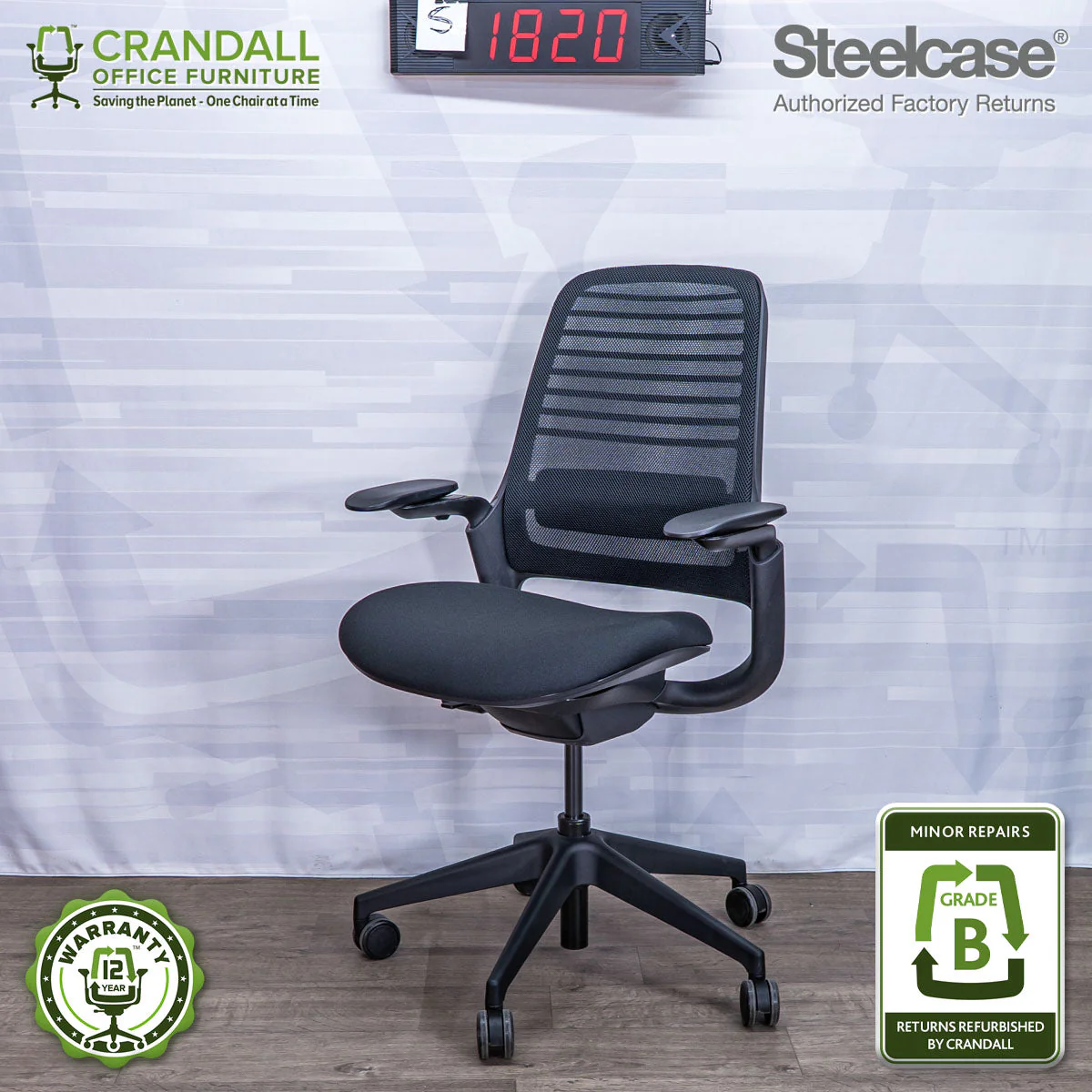 S-1820 - Steelcase Series 1 - Grade B