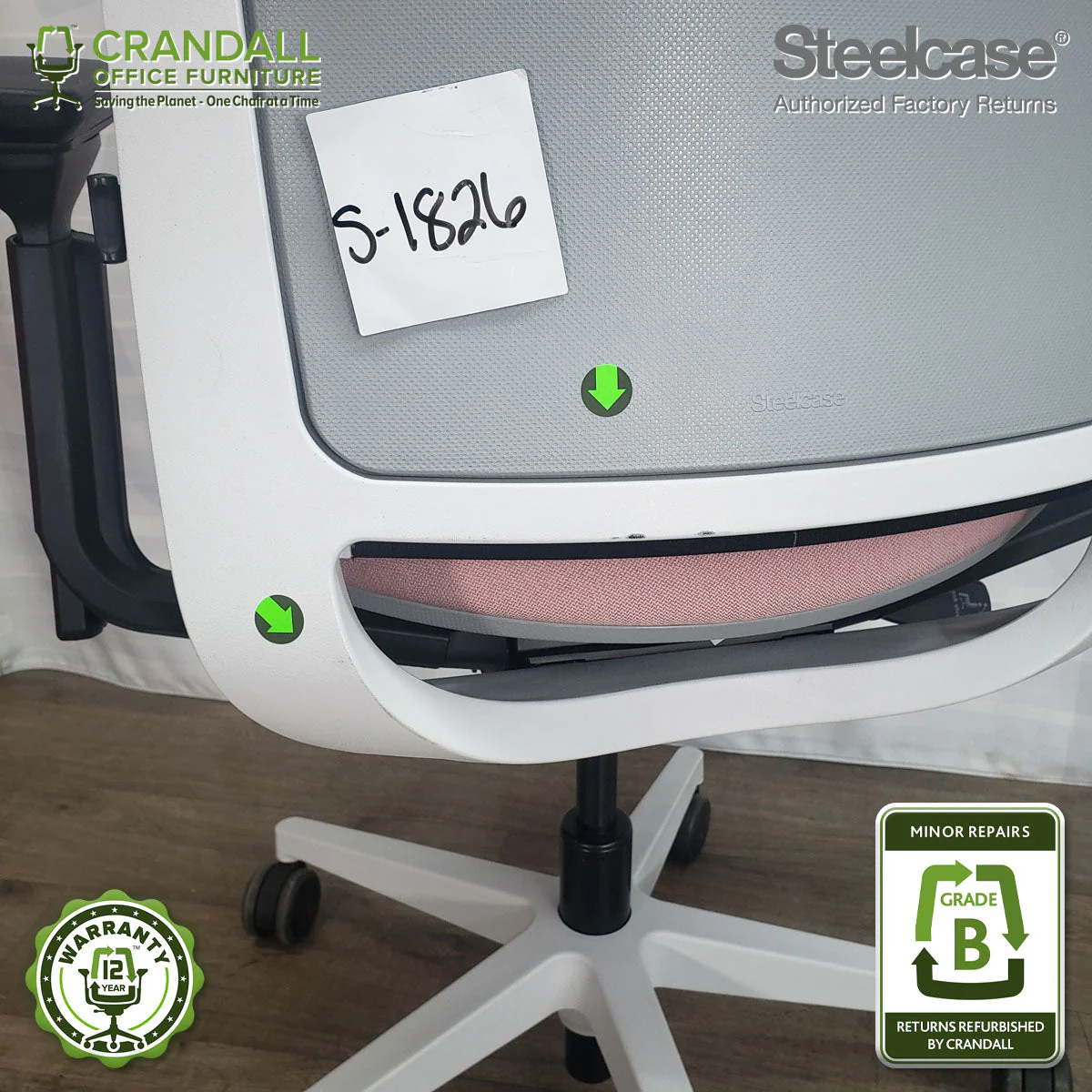 S-1826 - Steelcase Amia - Grade B - Image 3