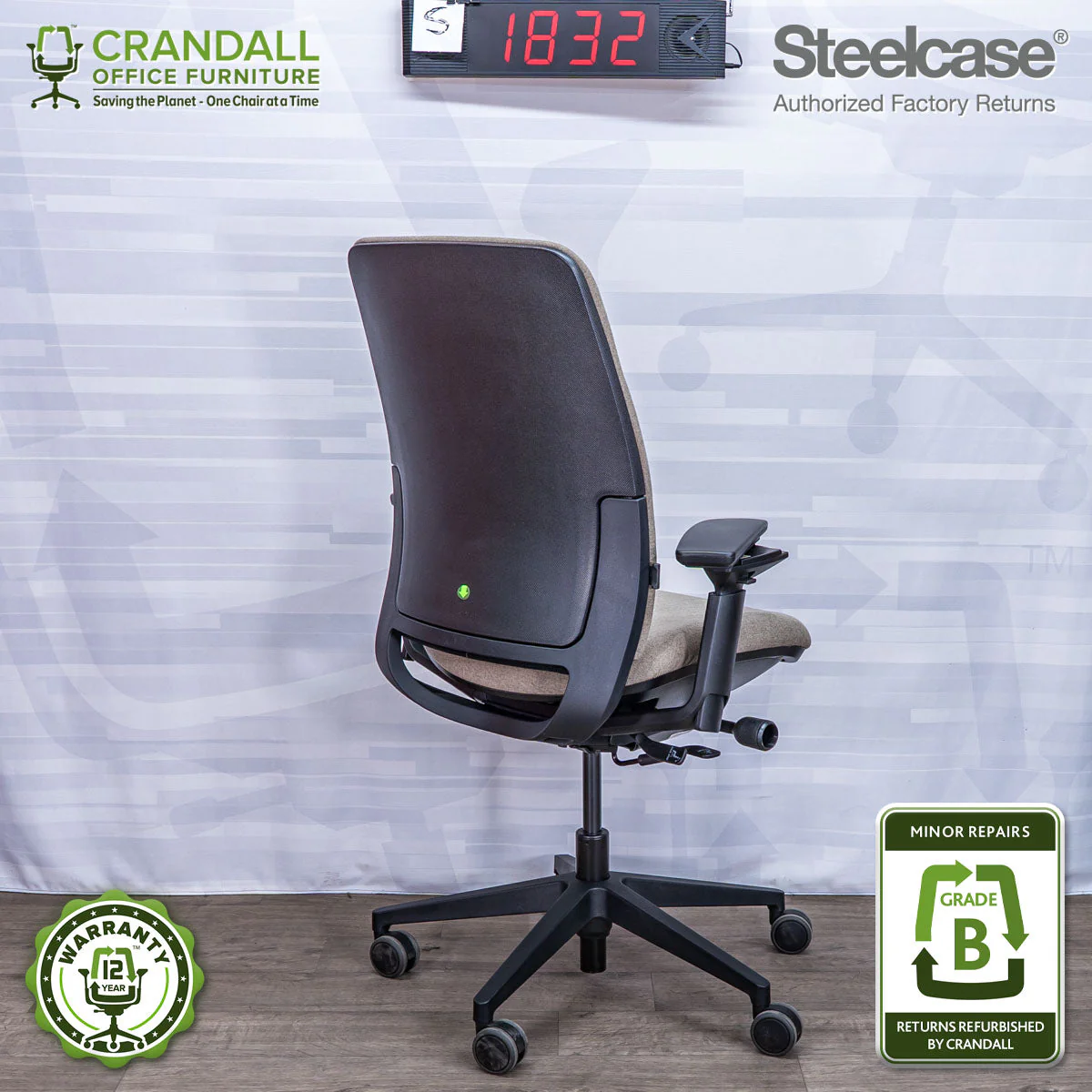 S-1832 - Steelcase Amia - Grade B - Image 2
