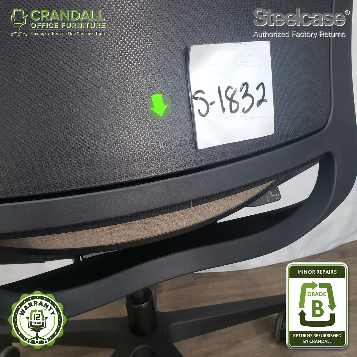 S-1832 - Steelcase Amia - Grade B - Image 3
