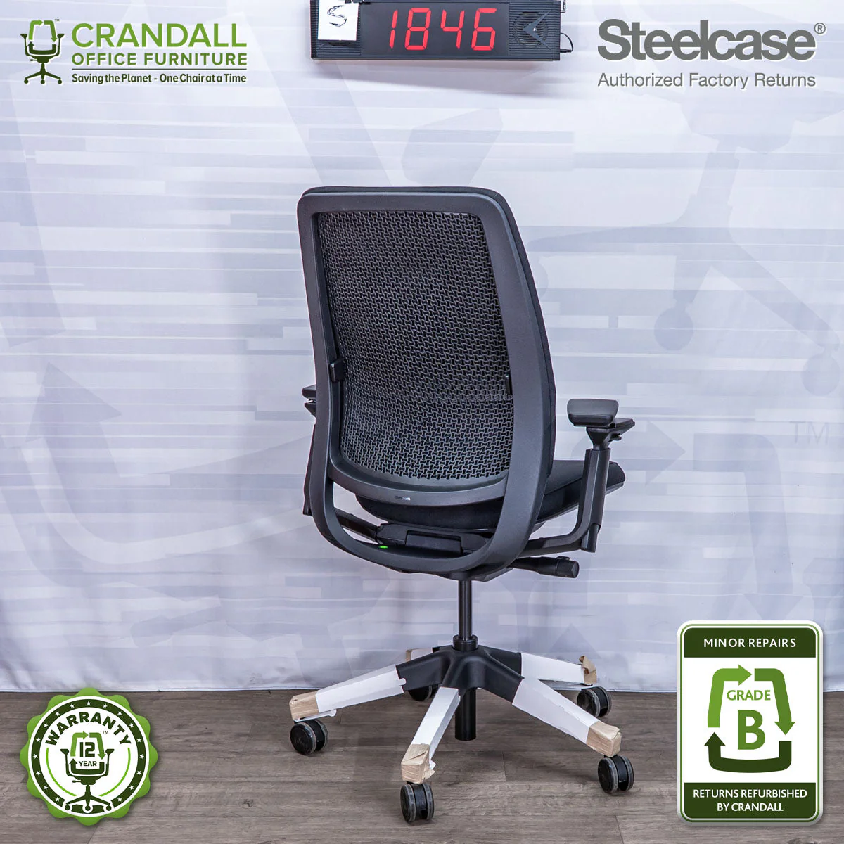 S-1846 - Steelcase Series 2 - Grade B - Image 2