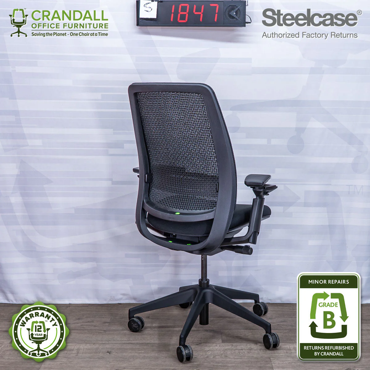 S-1847 - Steelcase Series 2 - Grade B - Image 2