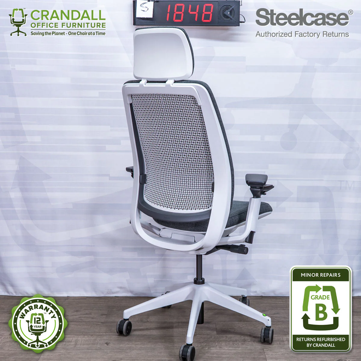 S-1848 - Steelcase Series 2 - Grade B - Image 2