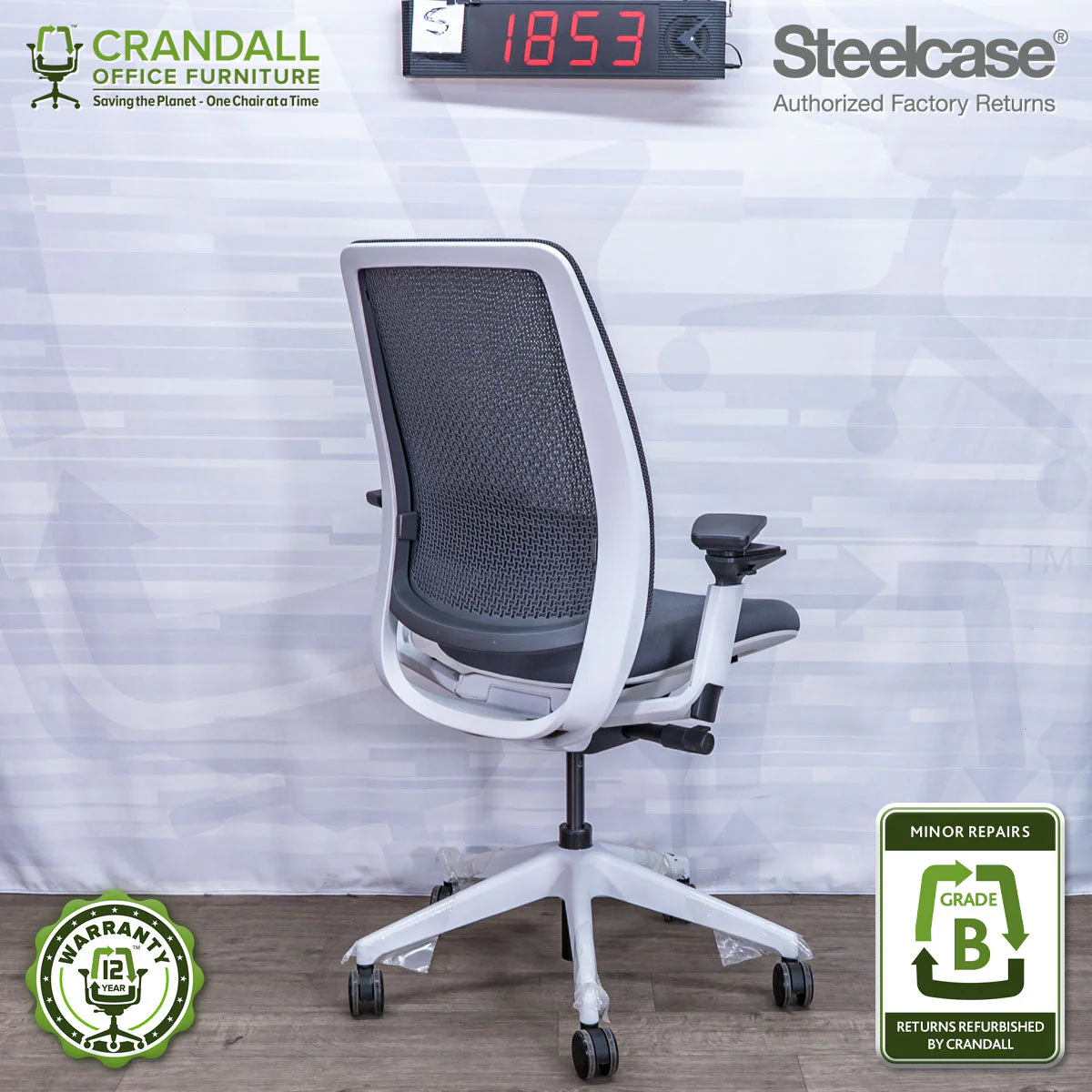 S-1853 - Steelcase Series 2 - Grade B - Image 2