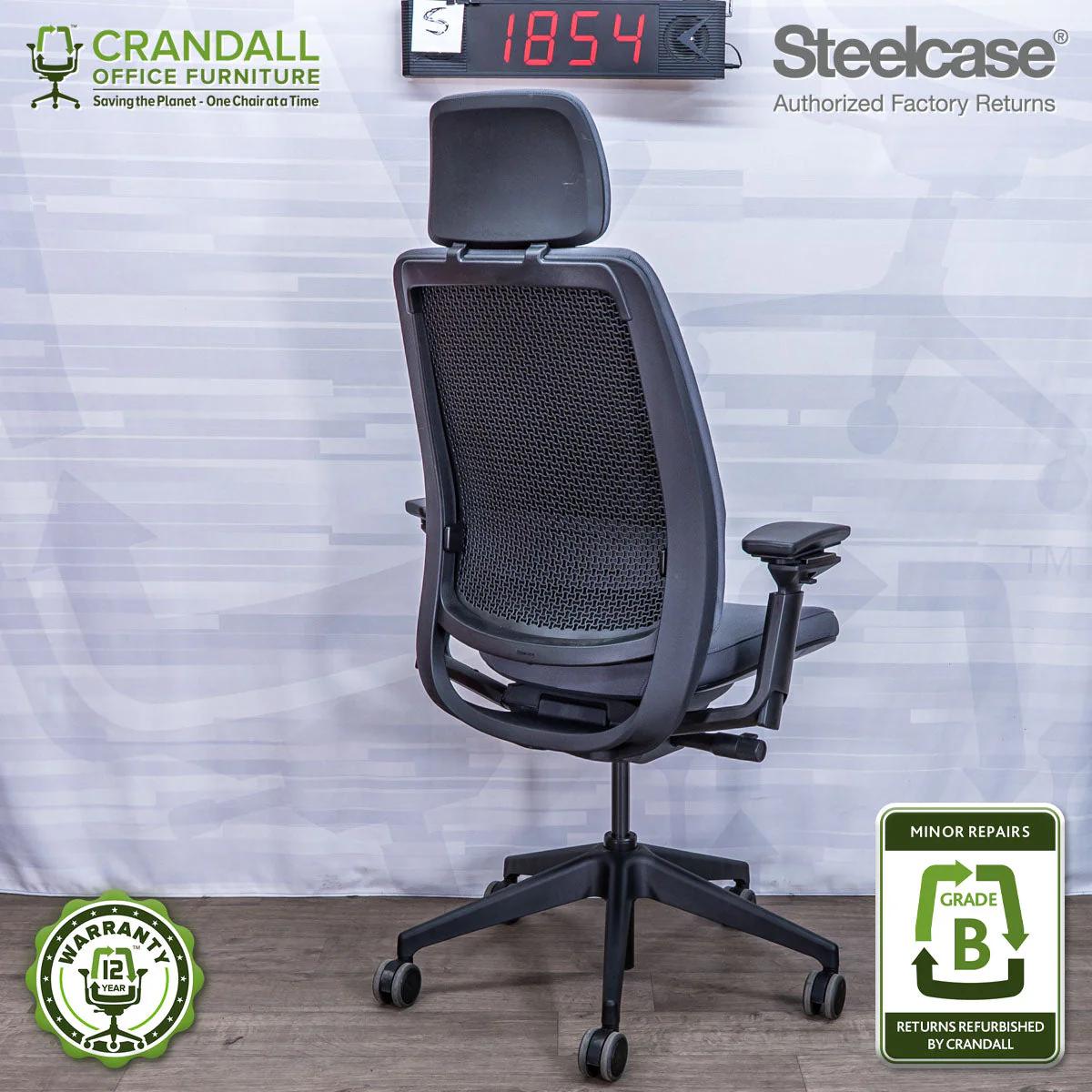 S-1854 - Steelcase Series 2 - Grade B - Image 2
