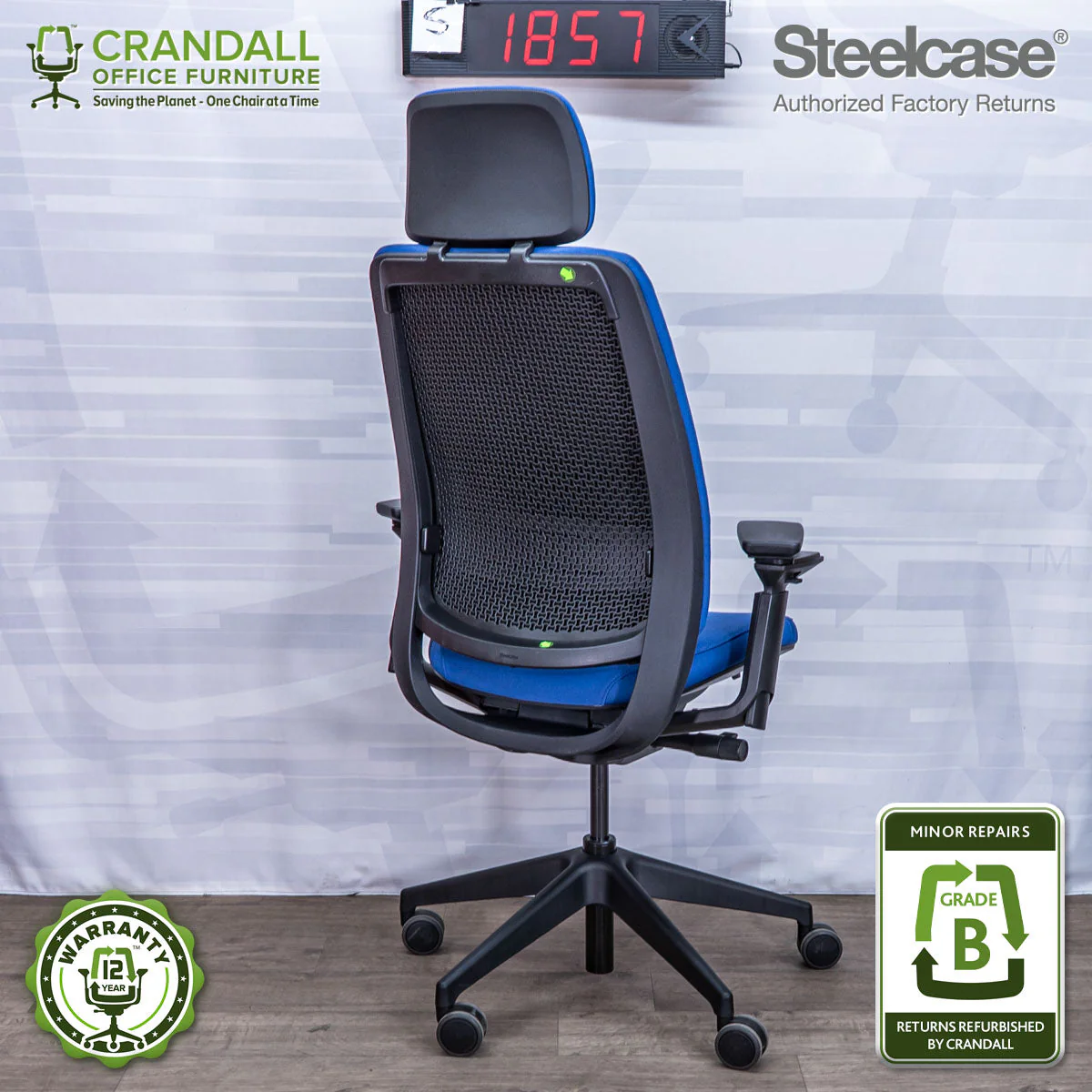 S-1857 - Steelcase Series 2 - Grade B - Image 2