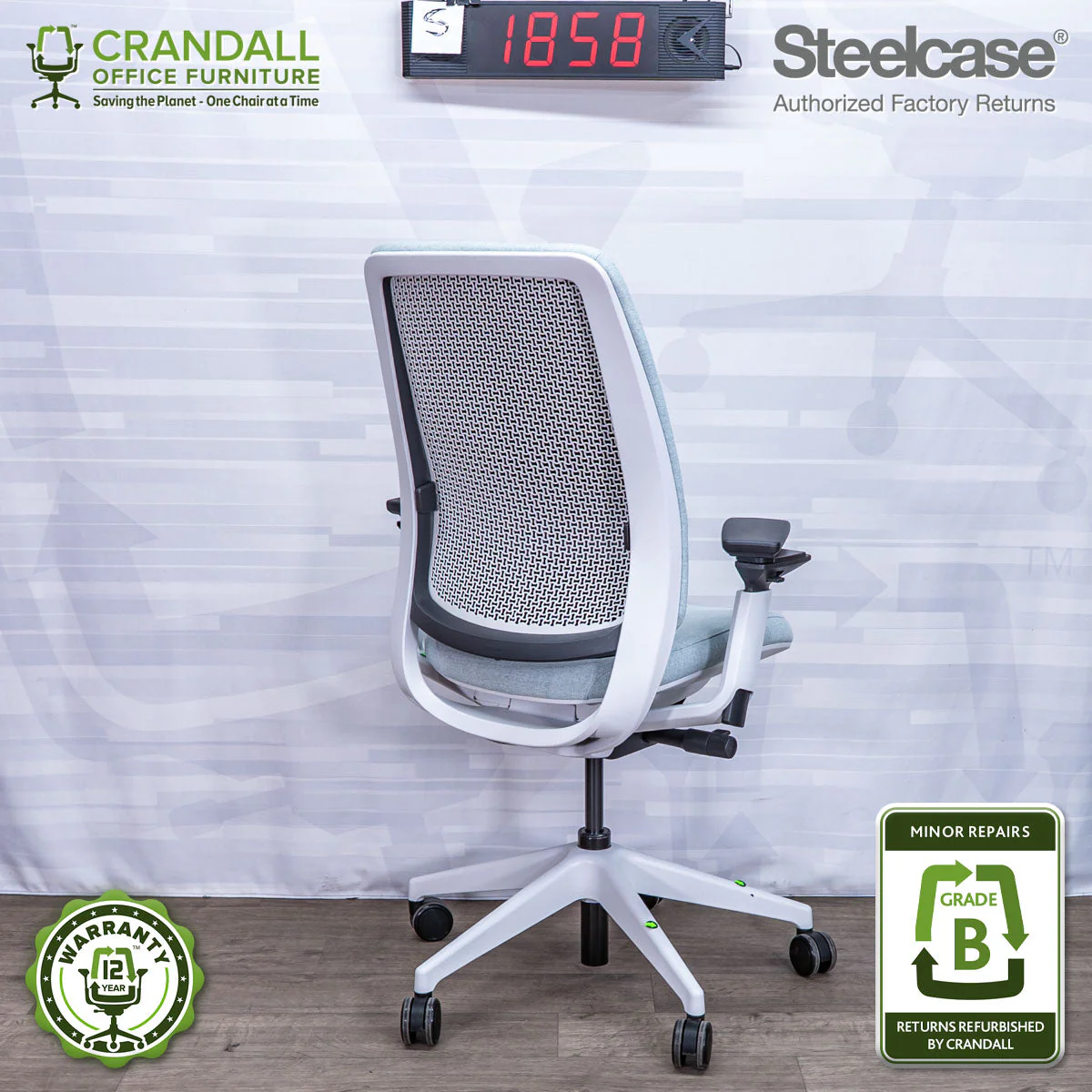 S-1858 - Steelcase Series 2 - Grade B - Image 2