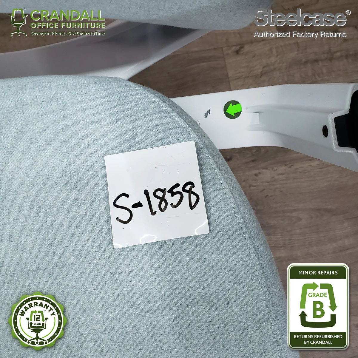 S-1858 - Steelcase Series 2 - Grade B - Image 3