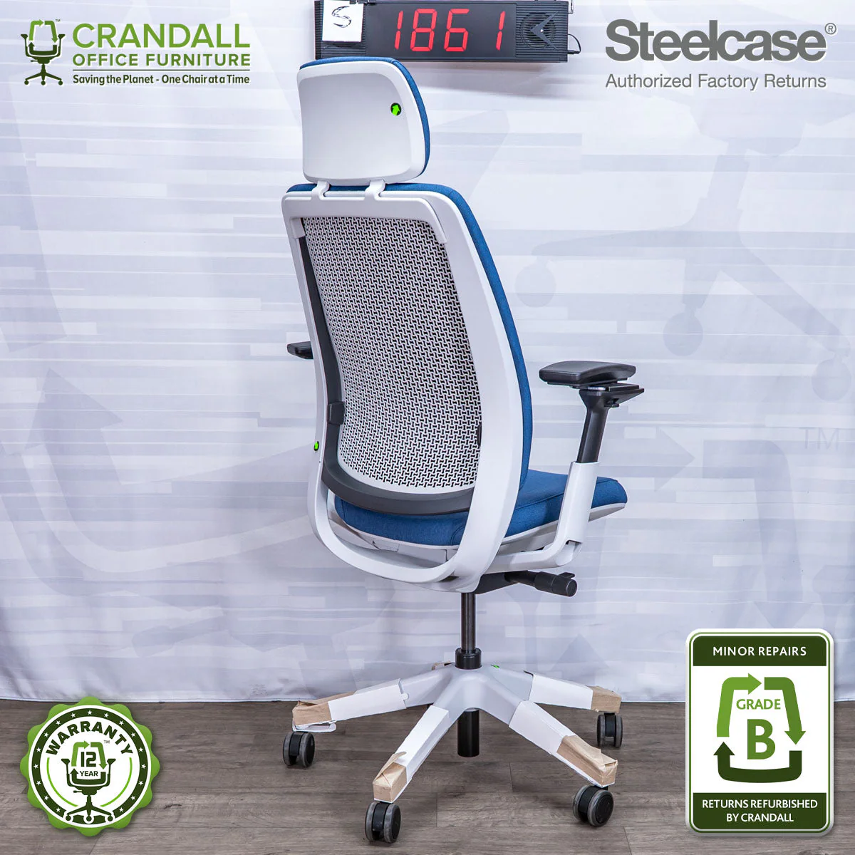 S-1861 - Steelcase Series 2 - Grade B - Image 2