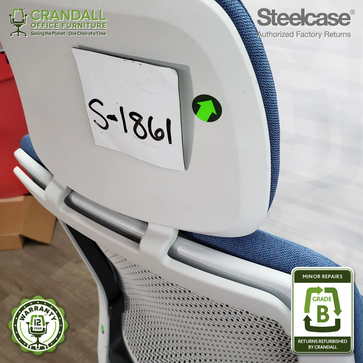 S-1861 - Steelcase Series 2 - Grade B - Image 3