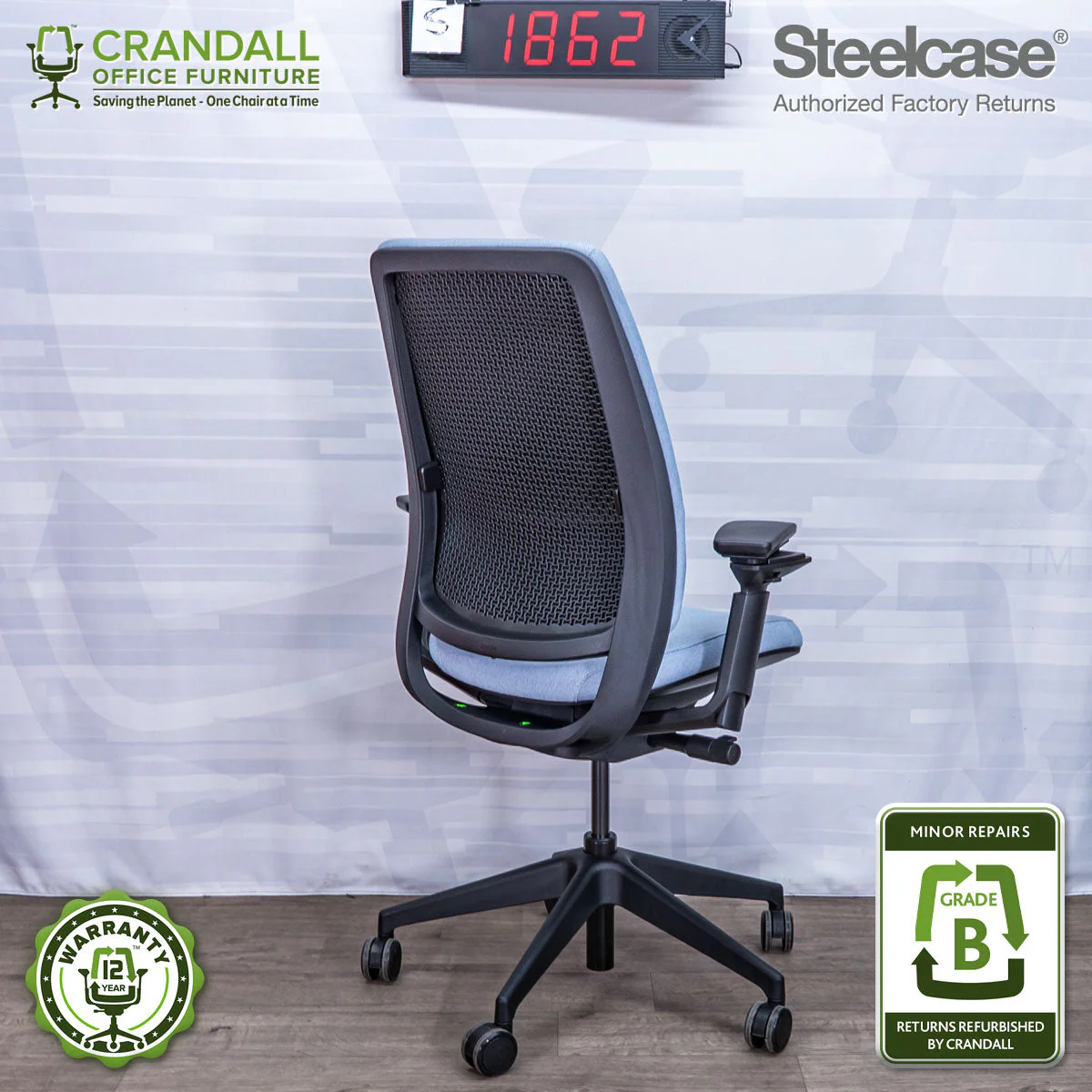 S-1862 - Steelcase Series 2 - Grade B - Image 2