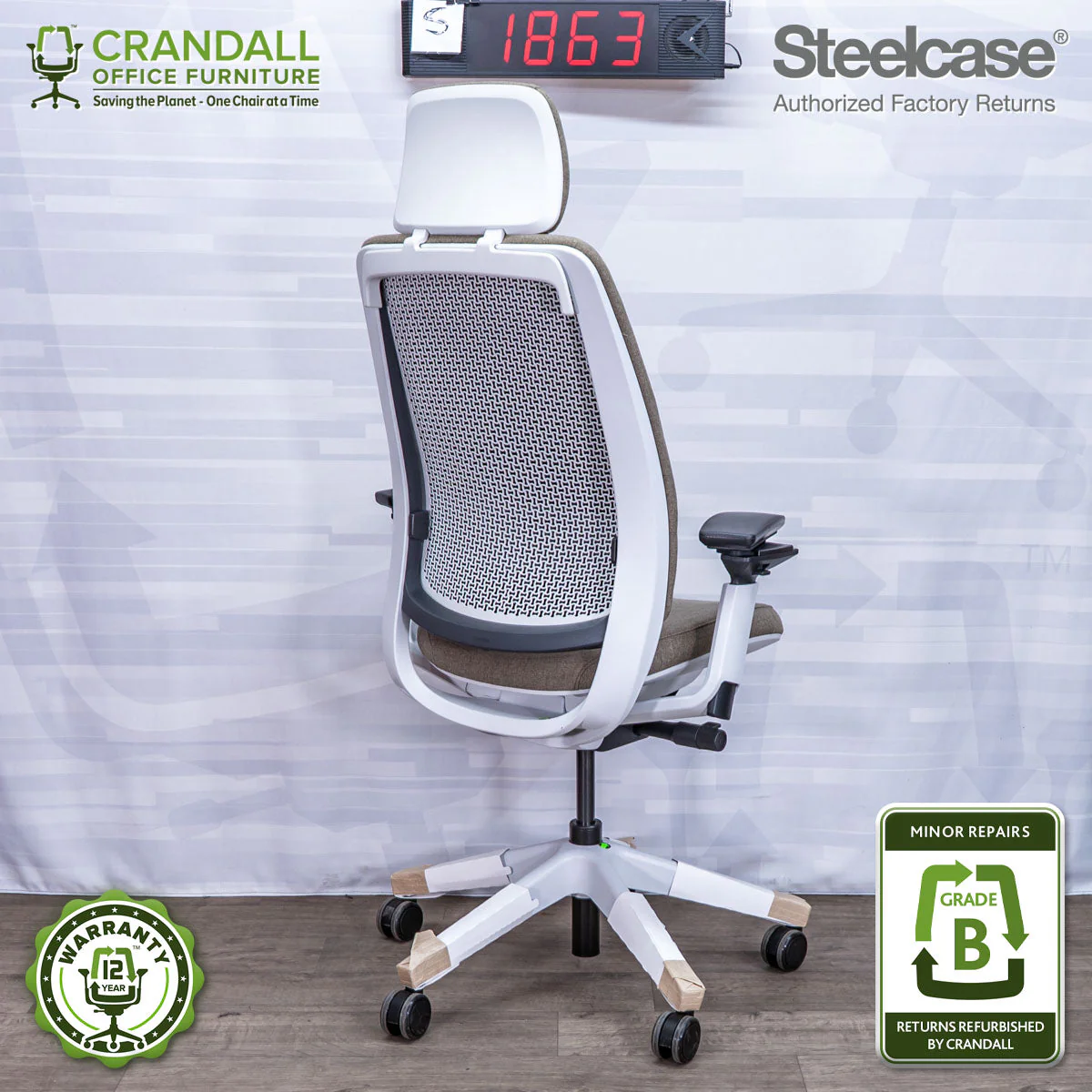 S-1863 - Steelcase Series 2 - Grade B - Image 2