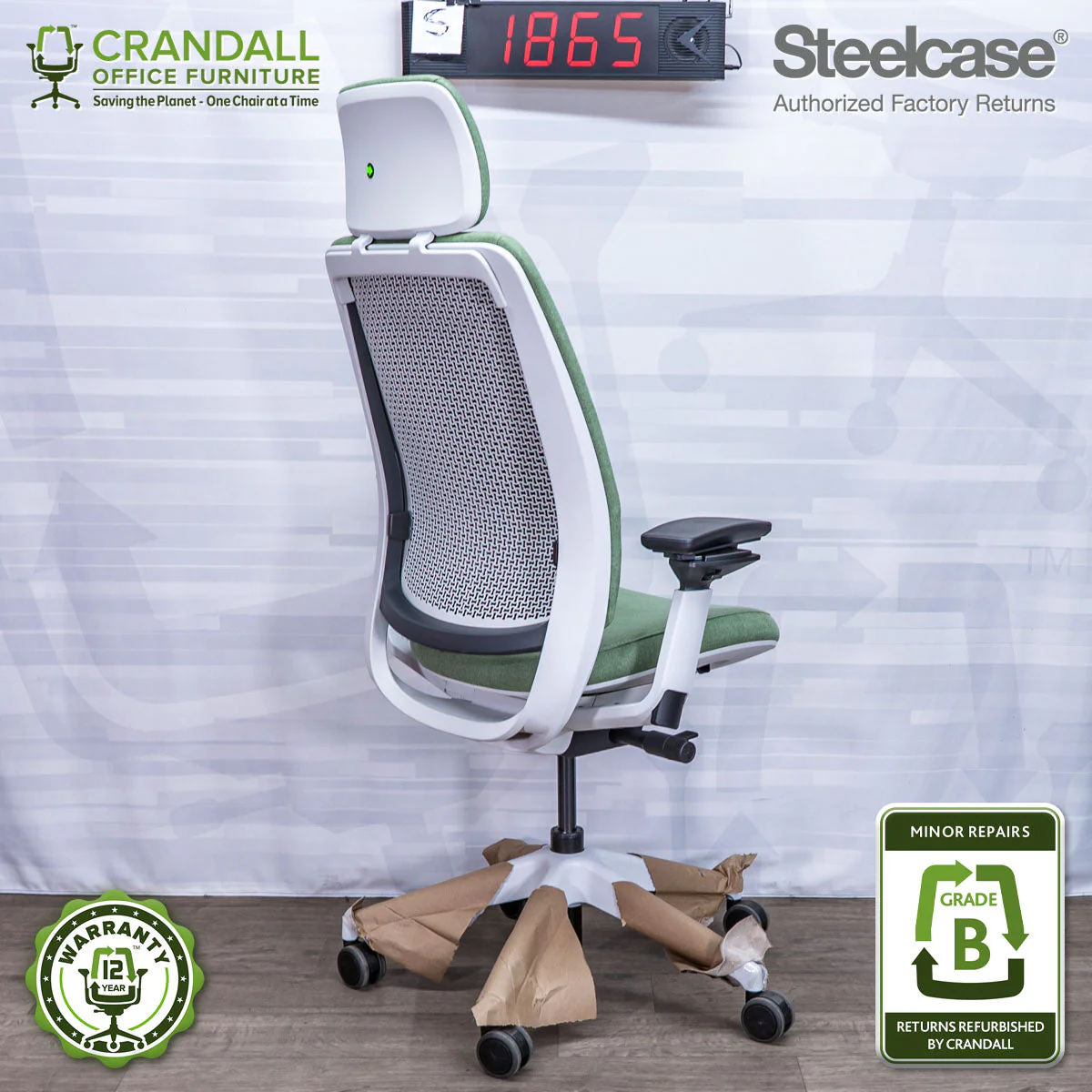 S-1865 - Steelcase Series 2 - Grade B - Image 2