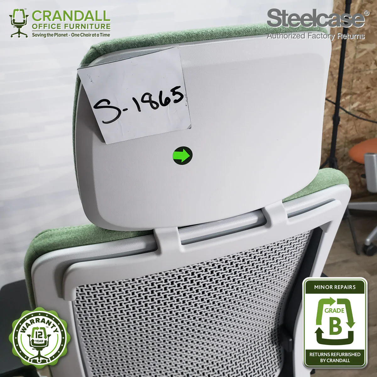 S-1865 - Steelcase Series 2 - Grade B - Image 3
